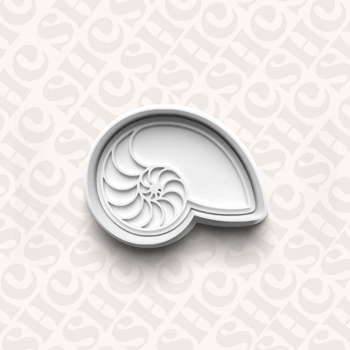 DONE TO ORDER: Seashell Cookie Cutter + Fondant Stamp Set 2 - SHCreations