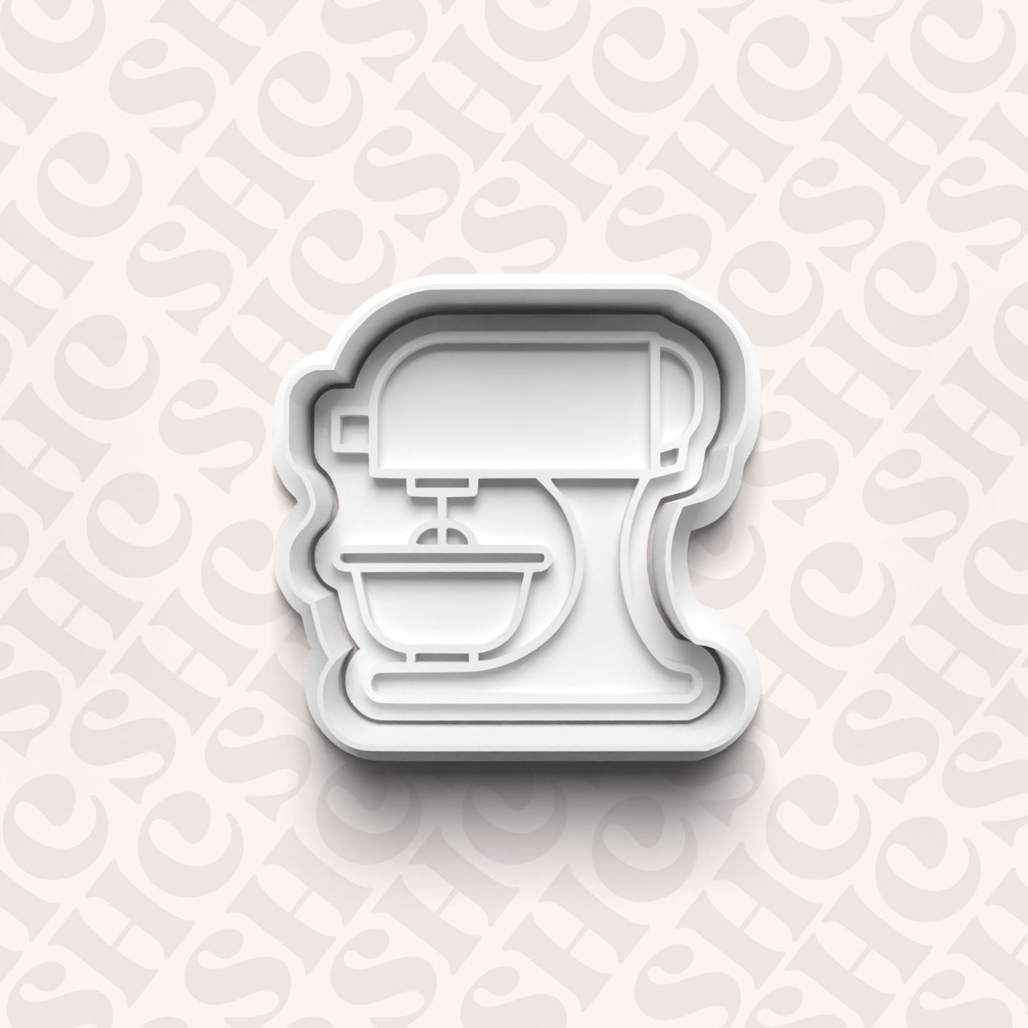 DONE TO ORDER: Standing Mixer Cookie Cutter + Fondant Stamp Set - SHCreations