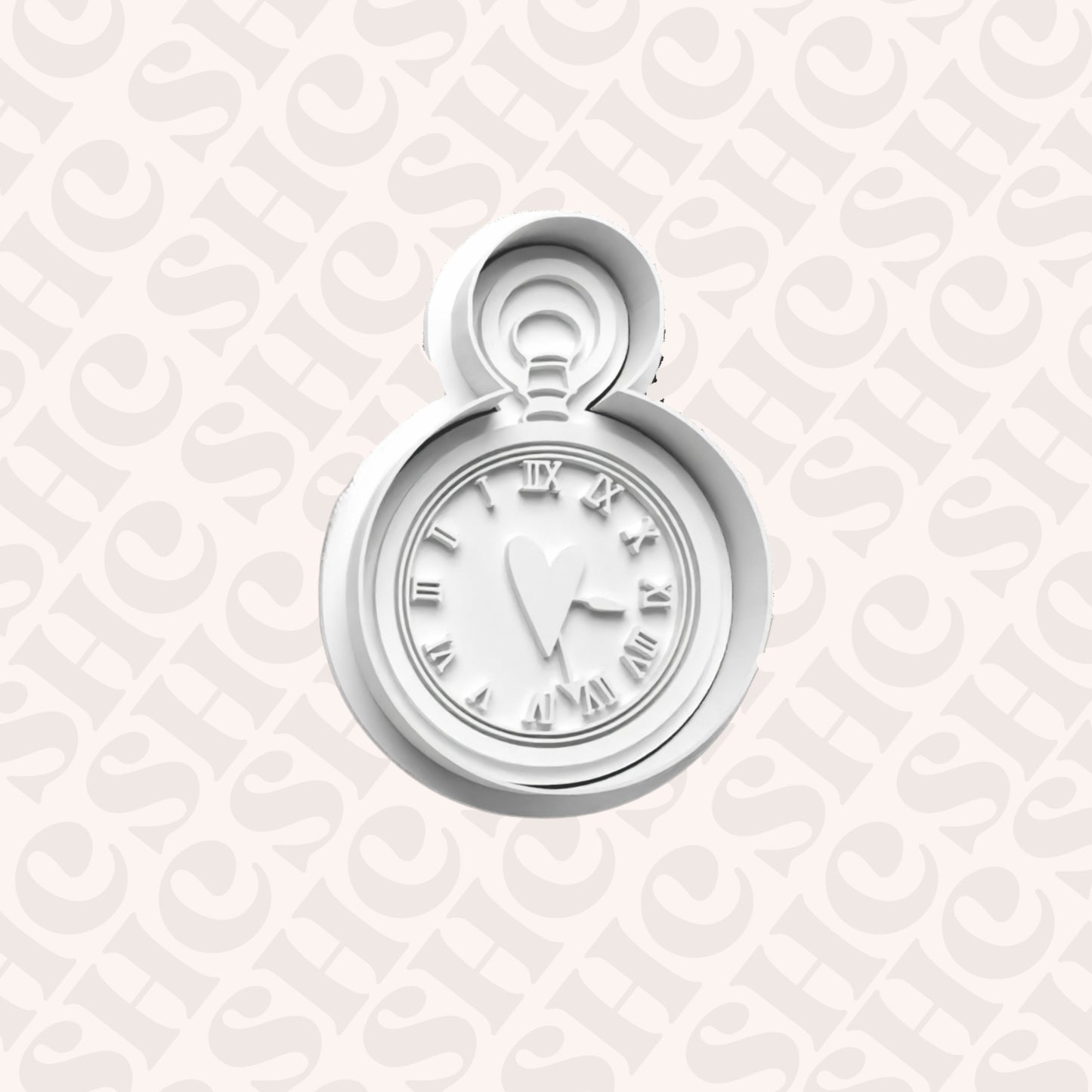 DONE TO ORDER: Watch Cookie Cutter + Fondant Stamp Set - SHCreations