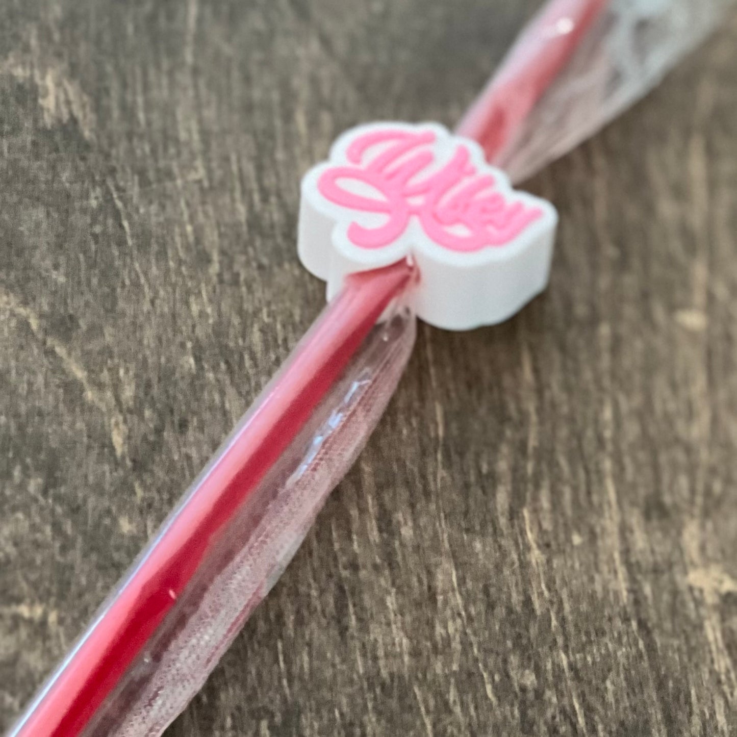 DONE TO ORDER: 'Wifey' Straw Topper, 40 oz Tumbler Straw Topper - SHCreations
