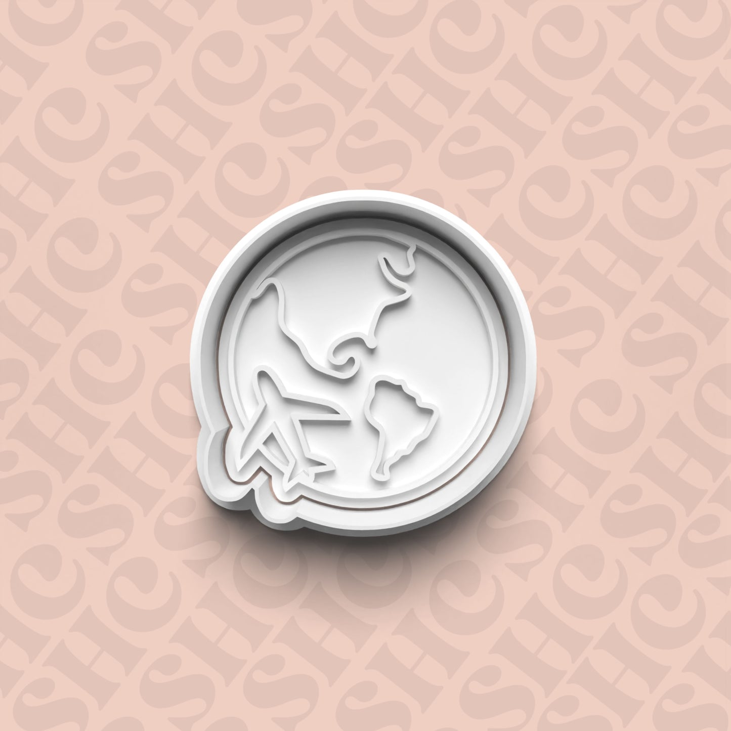 DONE TO ORDER: World Cookie Cutter + Fondant Stamp Set 2 - SHCreations