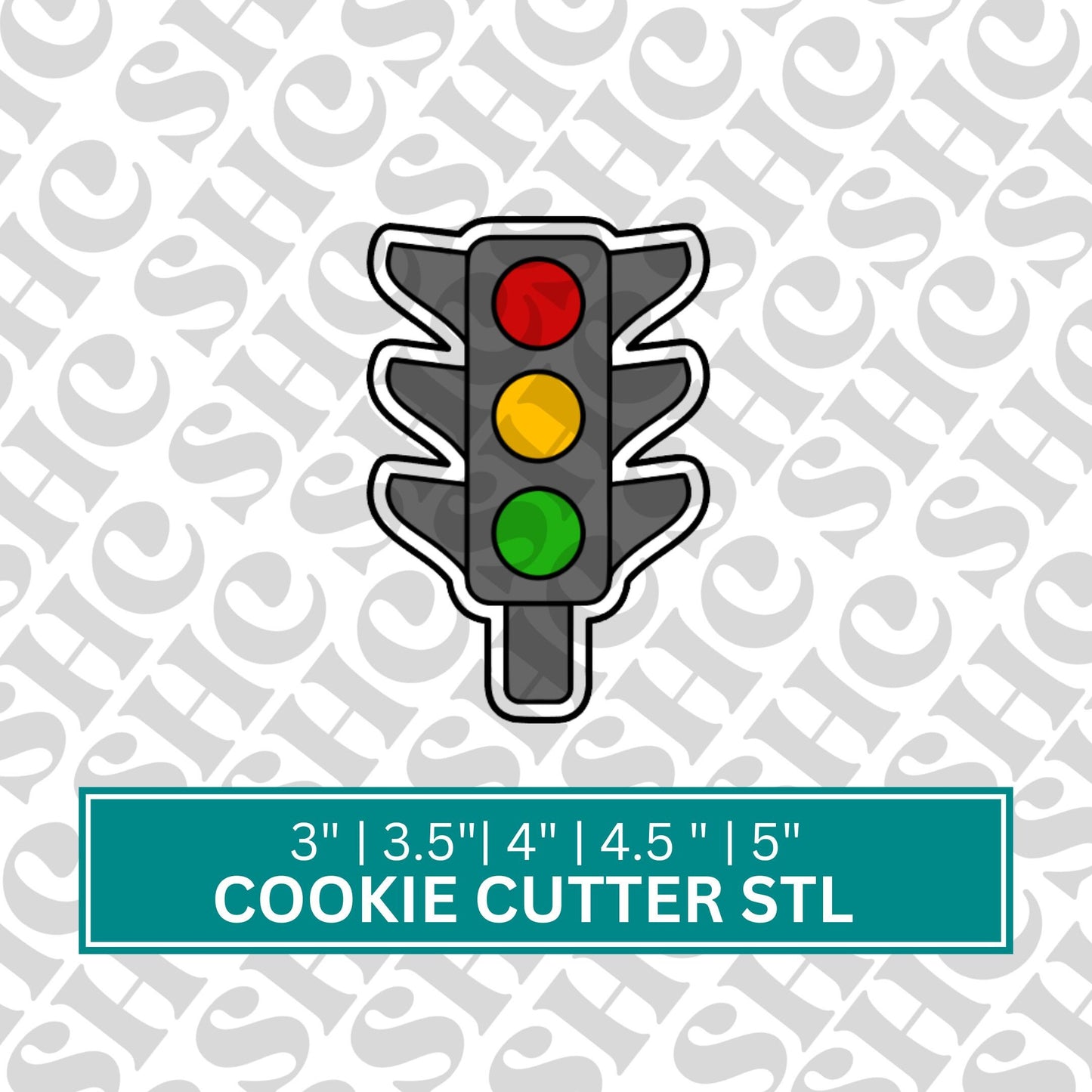 Racing Stoplight Cookie Cutter STL File – Perfect for Baking Enthusiasts & Racing Fans