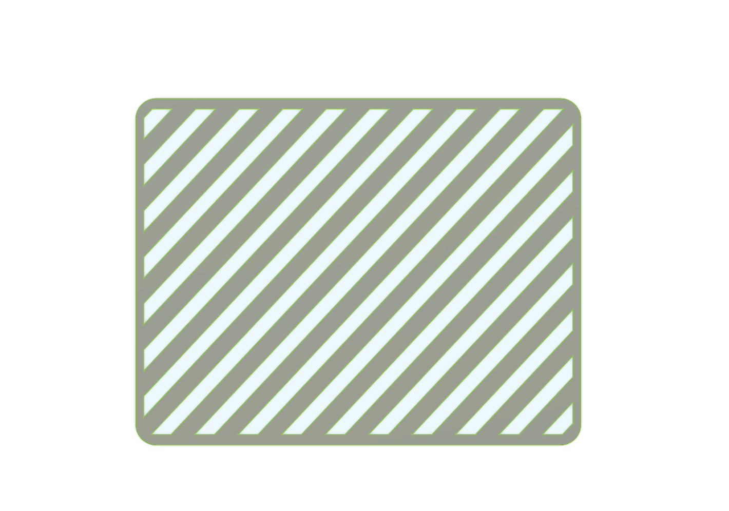 Stripes Stencil STL File for Cake Decorating, Cookie Embosser, Fondant, Airbrush & Craft Projects ā Digital Download