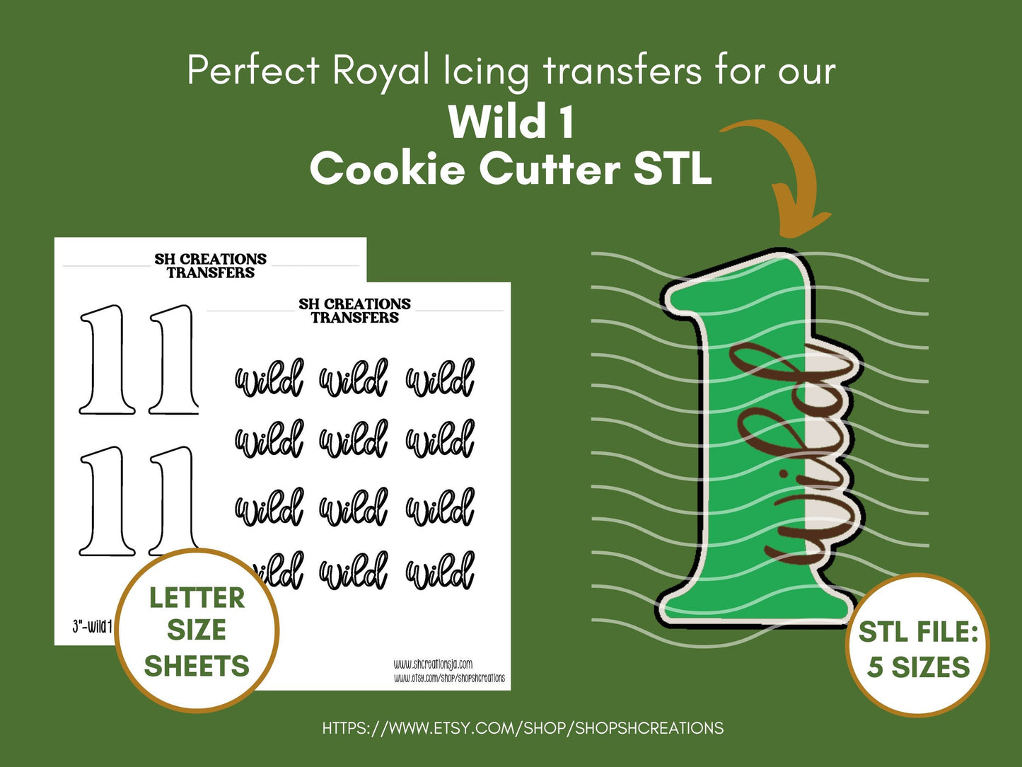 Wild One Royal Icing Transfer Printable Bundle, Wild One Template, Transfer Sheet, Wild One Printable, Royal Icing Template, Safari Template