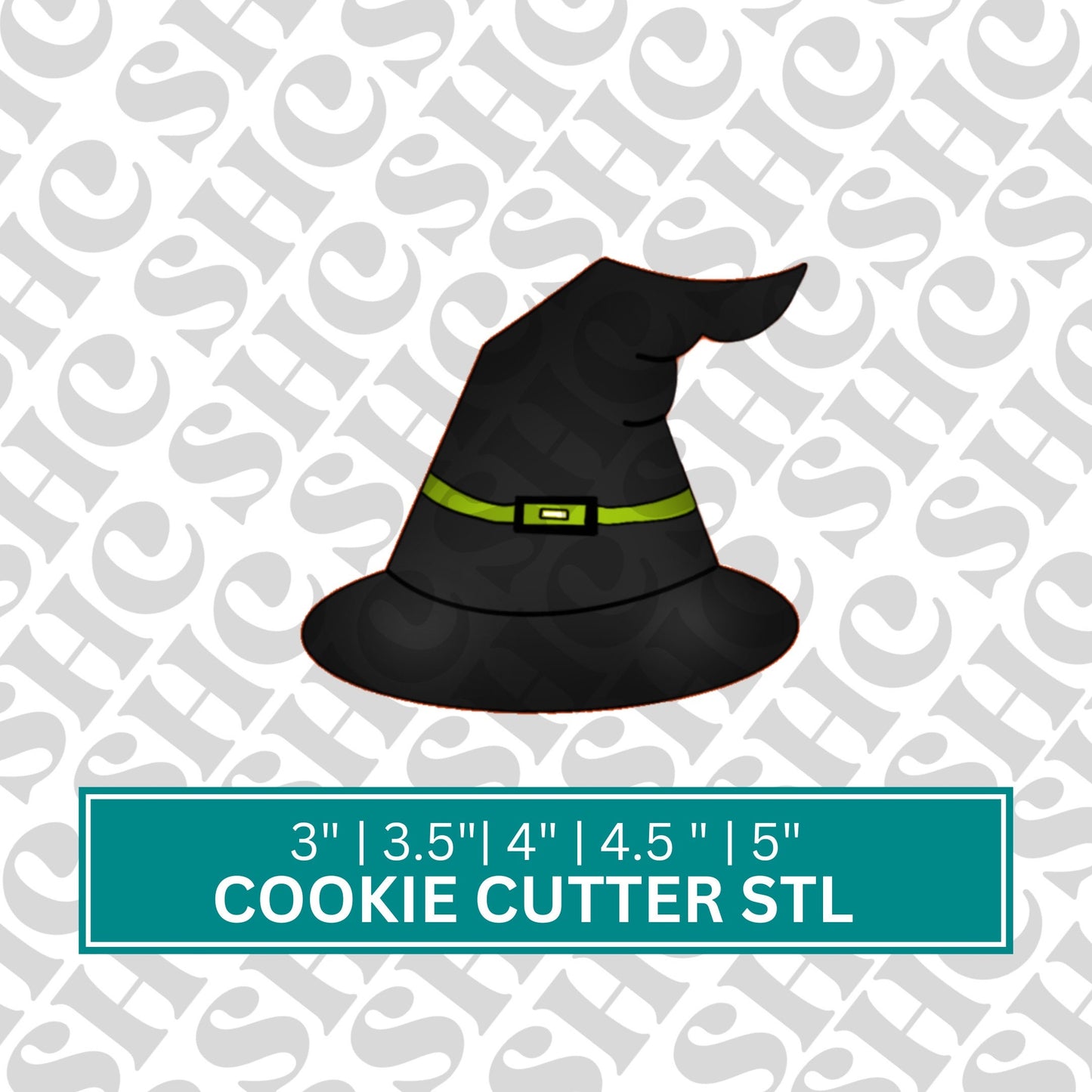 Witch Hat Cookie Cutter Stl | STL FILE | 3D Printing | Digital Download
