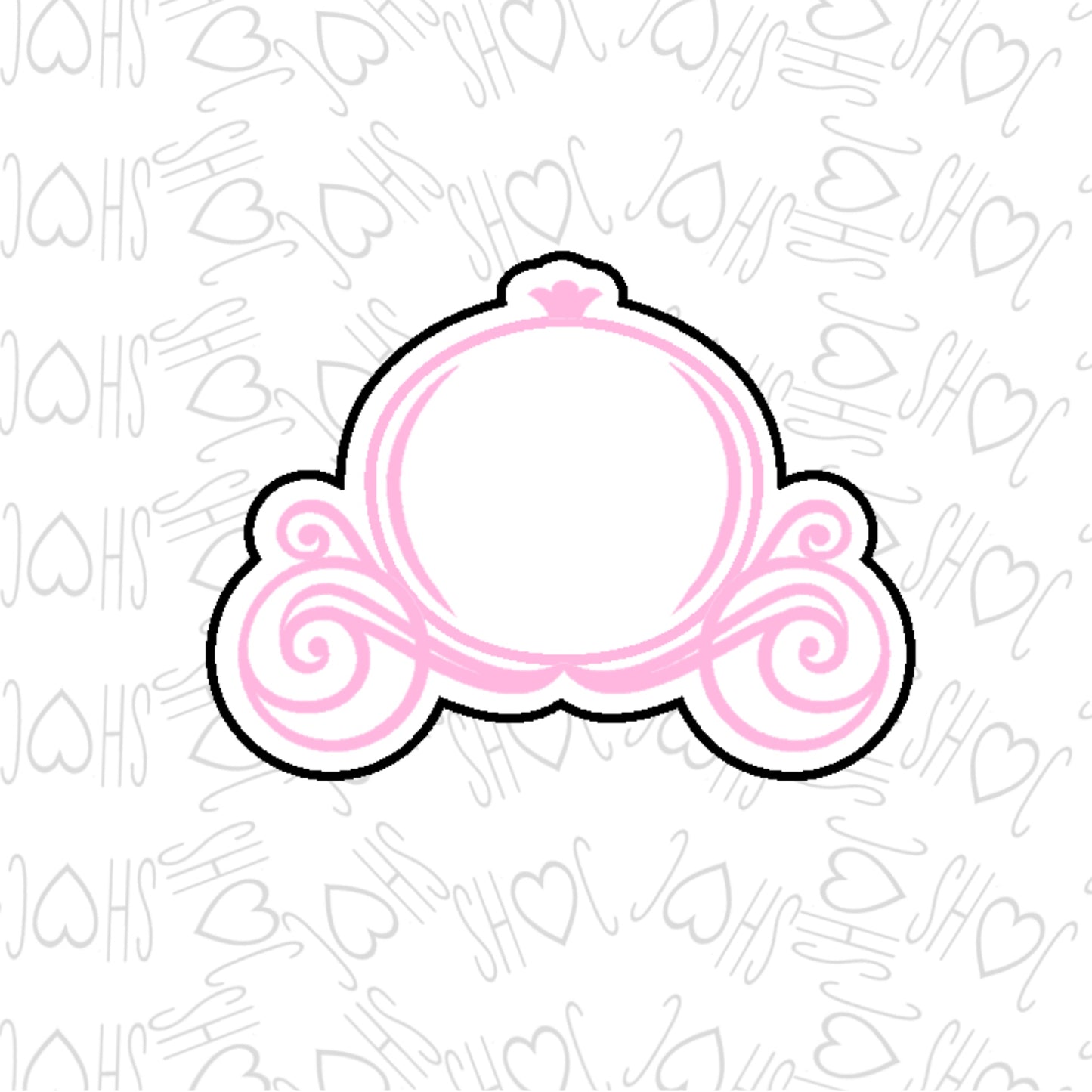 DONE TO ORDER: Princess Carriage Cookie Cutter/Fondant Stamp - SHCreations