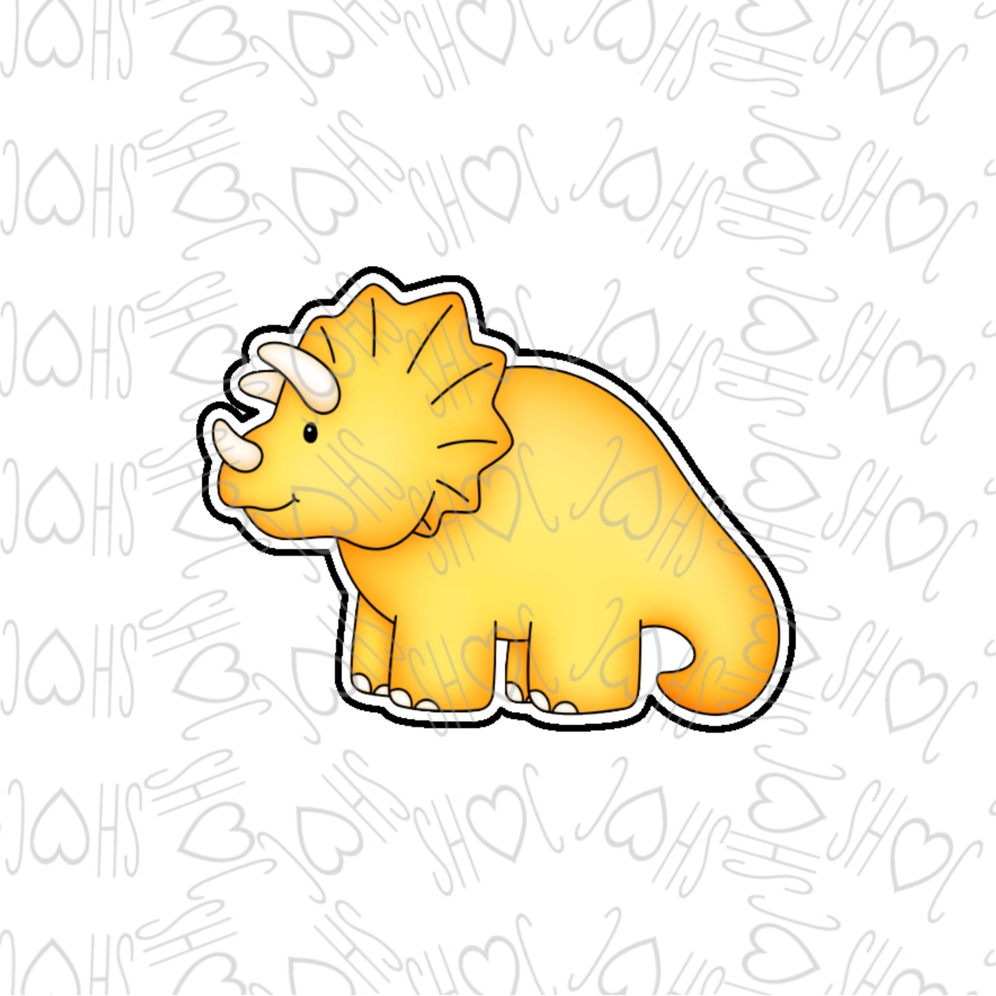 DONE TO ORDER: Dinosaur 5 Cookie Cutter - SHCreations
