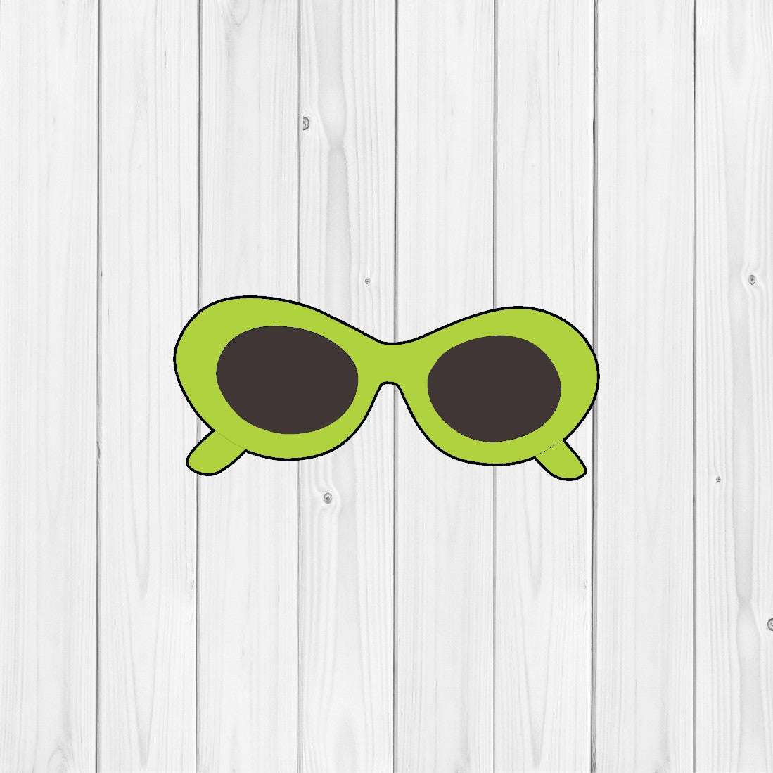 DONE TO ORDER: Retro Sunglasses 1 Cookie Cutter - SHCreations