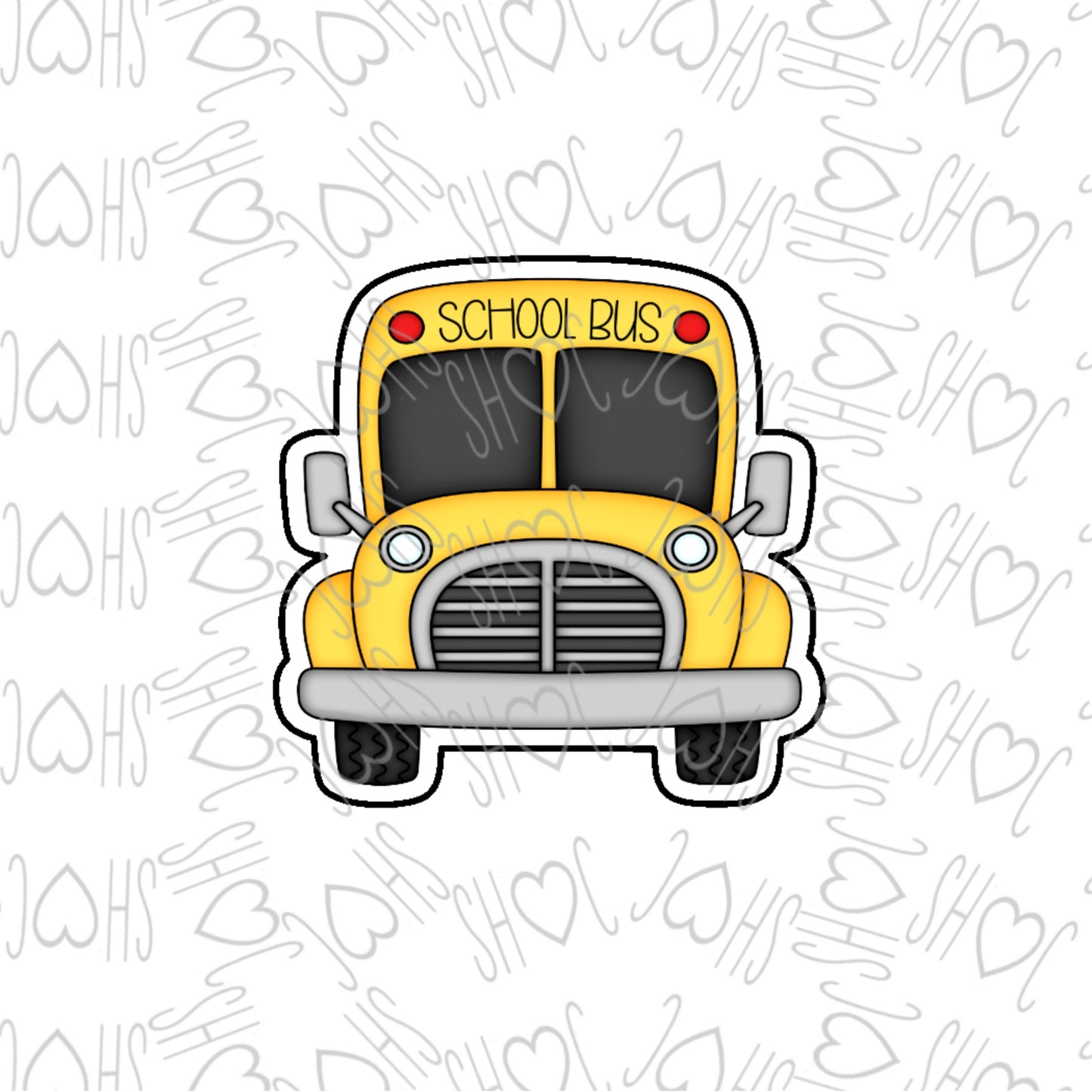 DONE TO ORDER: School Bus Cookie Cutter - SHCreations