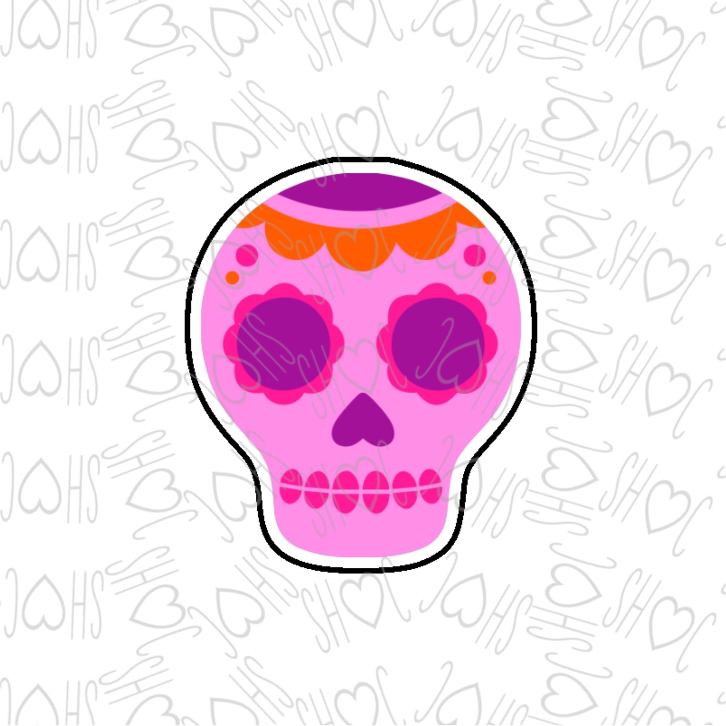 DONE TO ORDER: Sugar Skull 2 Cookie Cutter - SHCreations