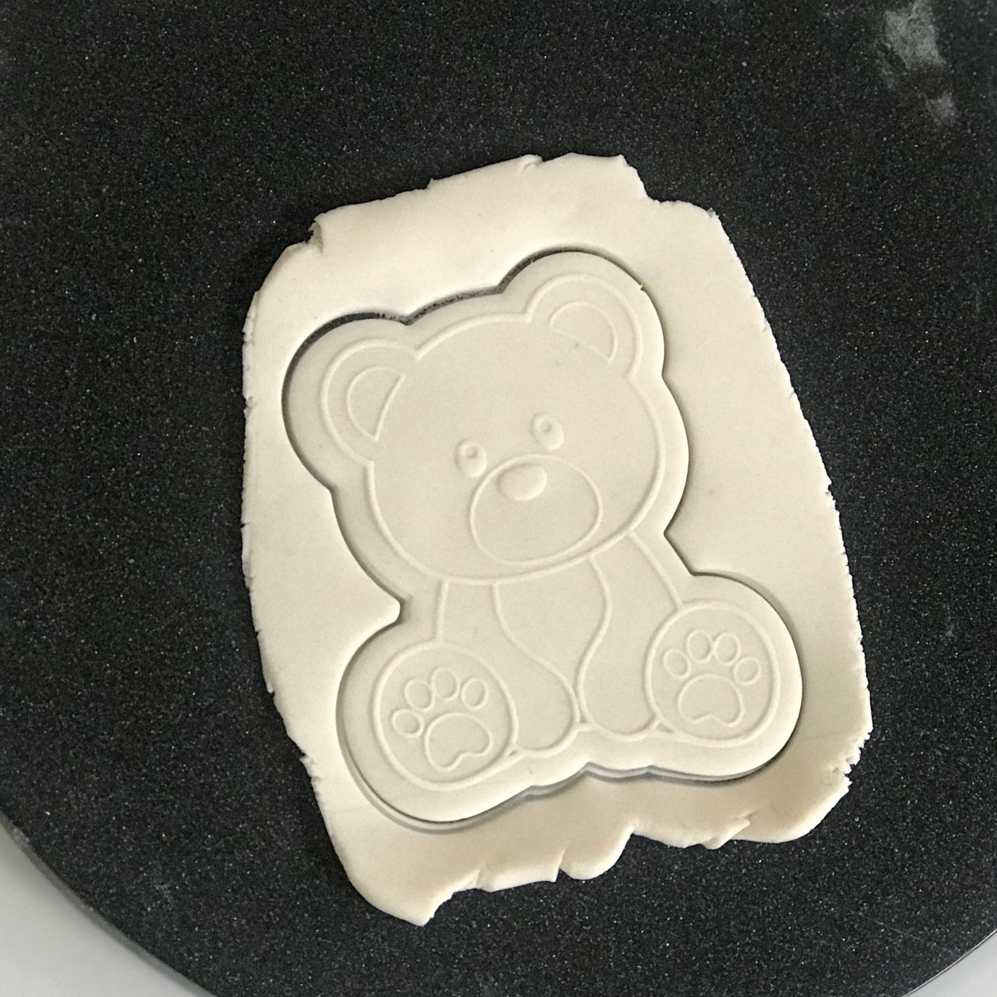 DONE TO ORDER: Sitting Teddy Bear Cookie Cutter/Fondant Embosser - SHCreations