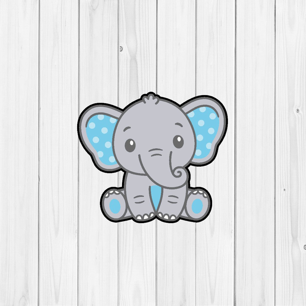 DONE TO ORDER: Baby Elephant Cookie Cutter - SHCreations