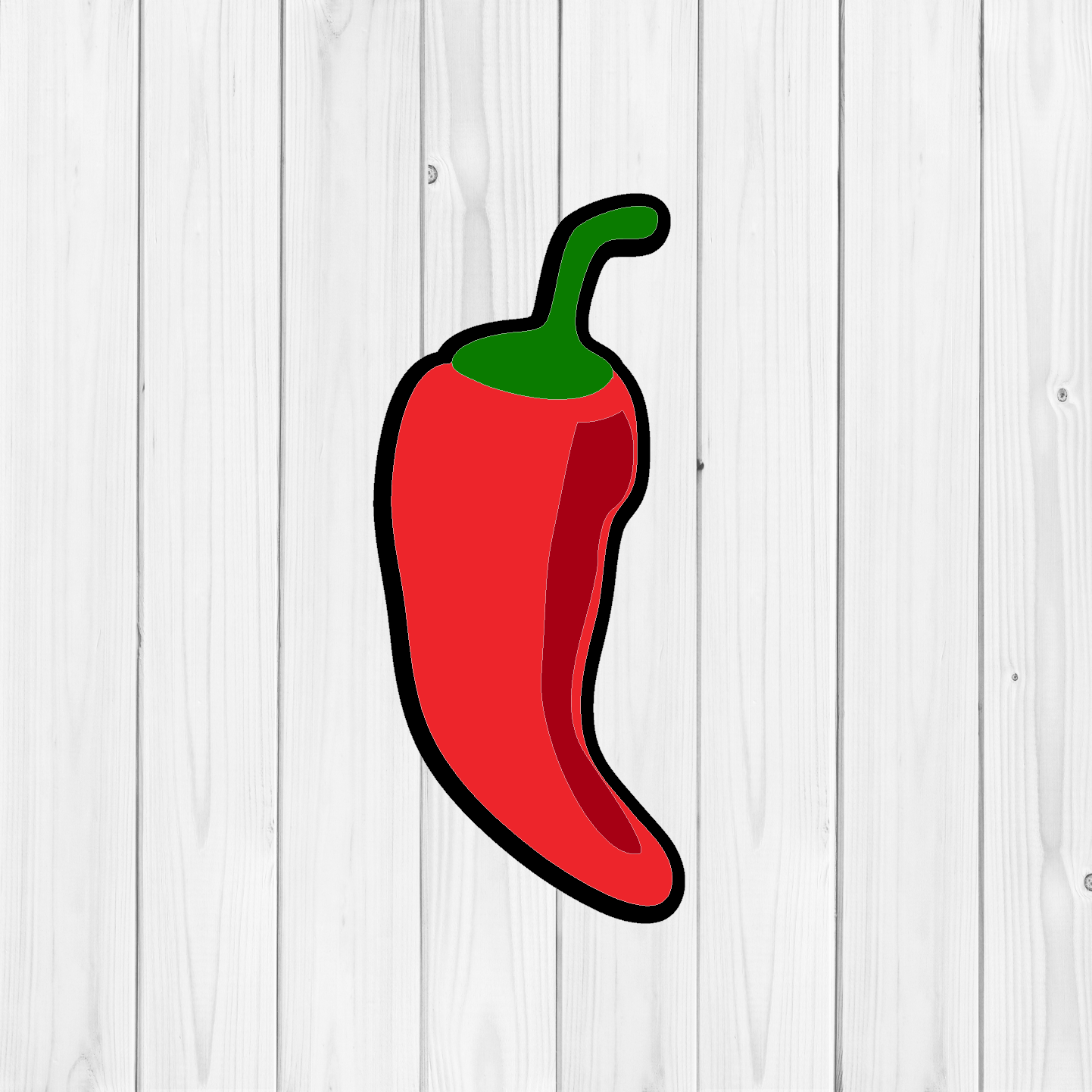 DONE TO ORDER: Chilli Pepper 1 Cookie Cutter - SHCreations