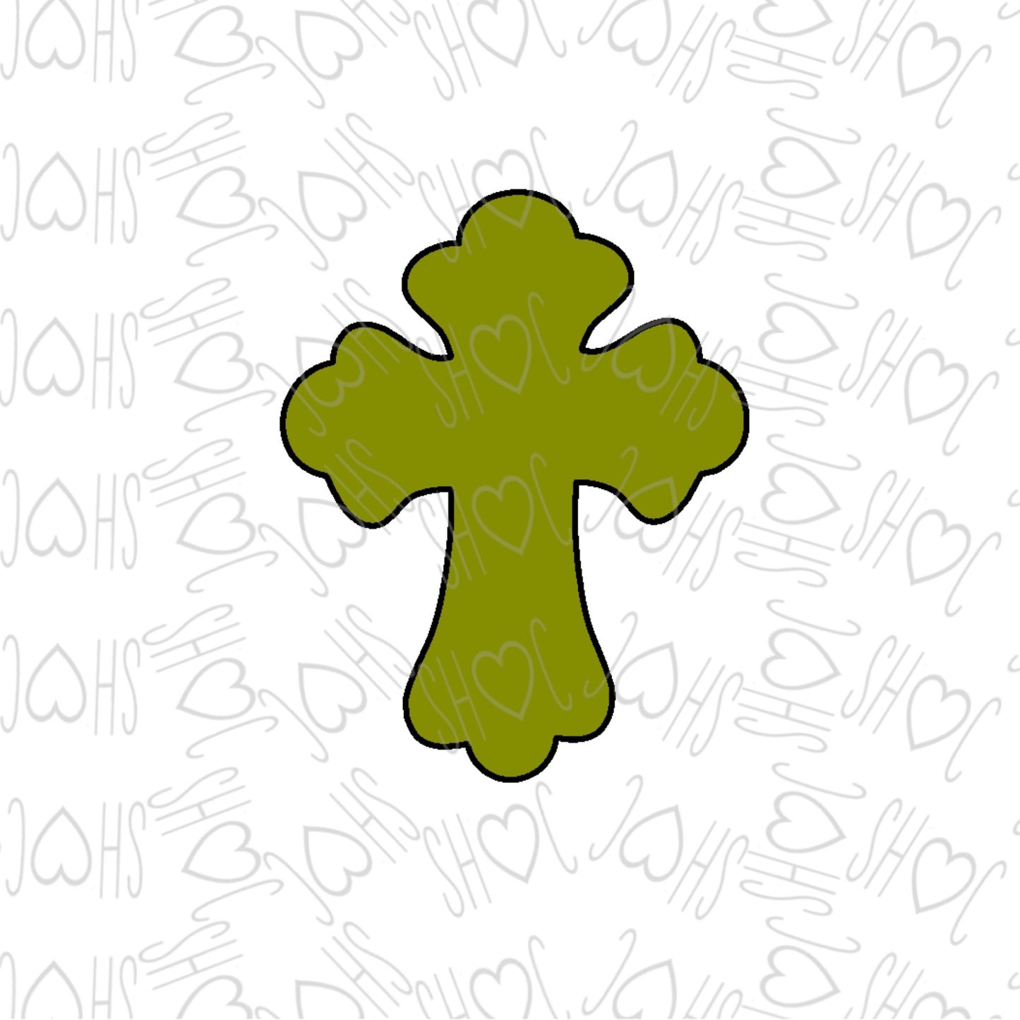DONE TO ORDER: Cross 7 Cookie Cutter - SHCreations