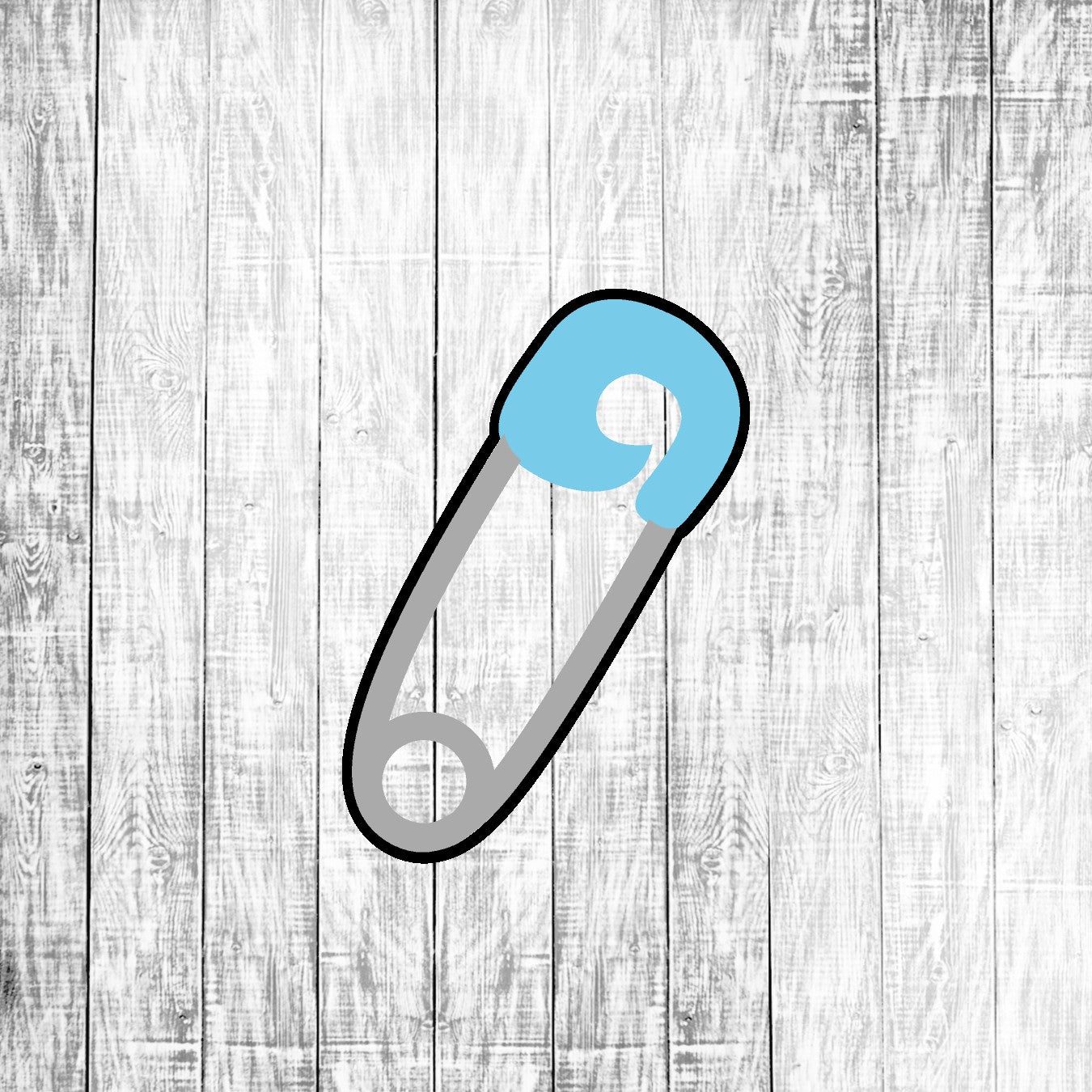 DONE TO ORDER: Diaper Pin Cookie Cutter - SHCreations