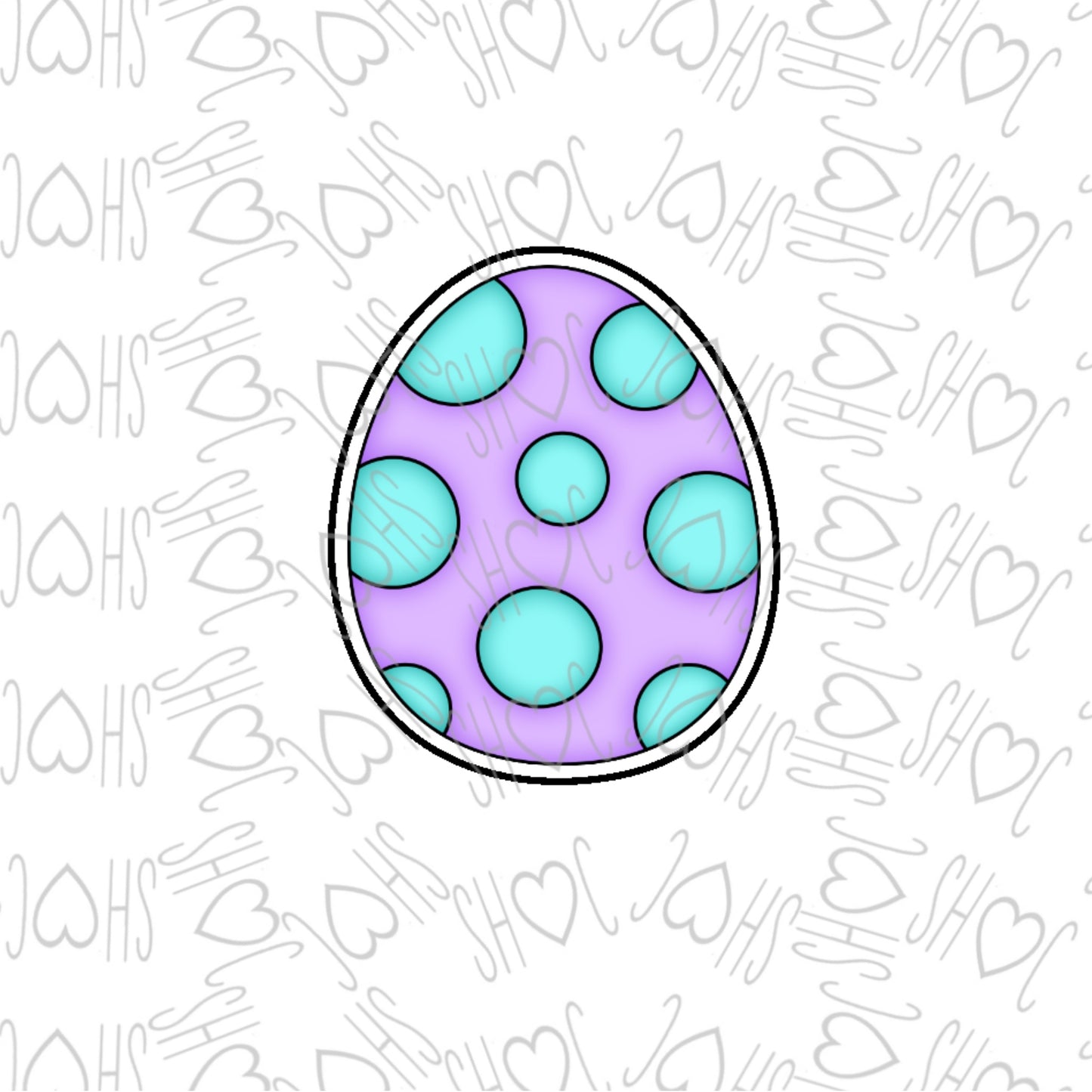 DONE TO ORDER: Easter Egg Cookie Cutter - SHCreations