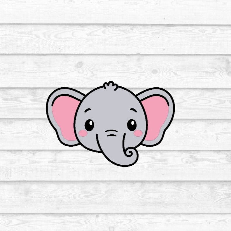 DONE TO ORDER: Elephant Face Cookie Cutter - SHCreations
