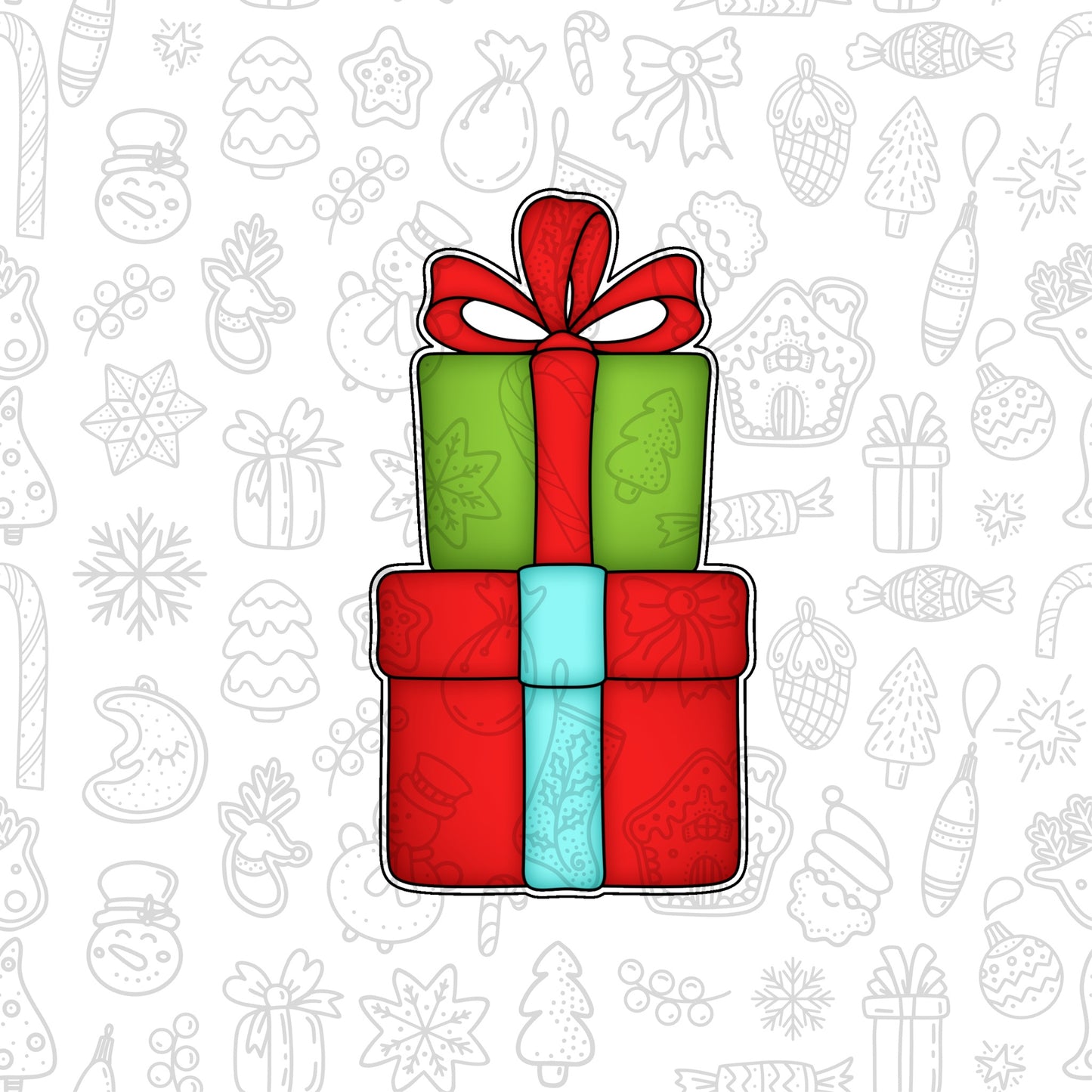 DONE TO ORDER: Gift Stack 1 Cookie Cutter - SHCreations