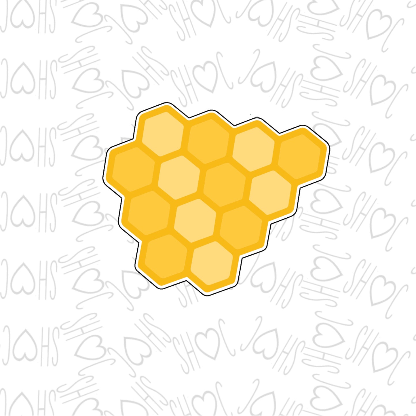 DONE TO ORDER: Honey Comb 1 Cookie Cutter - SHCreations