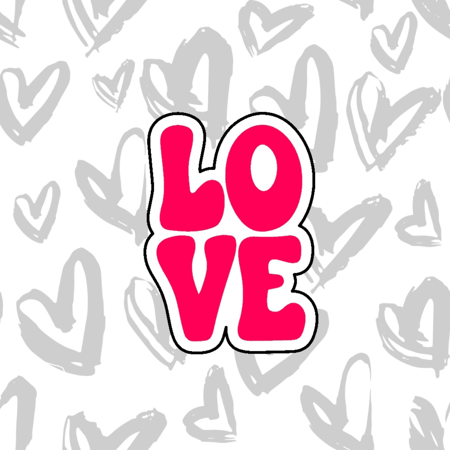DONE TO ORDER: LOVE Cookie Cutter - SHCreations