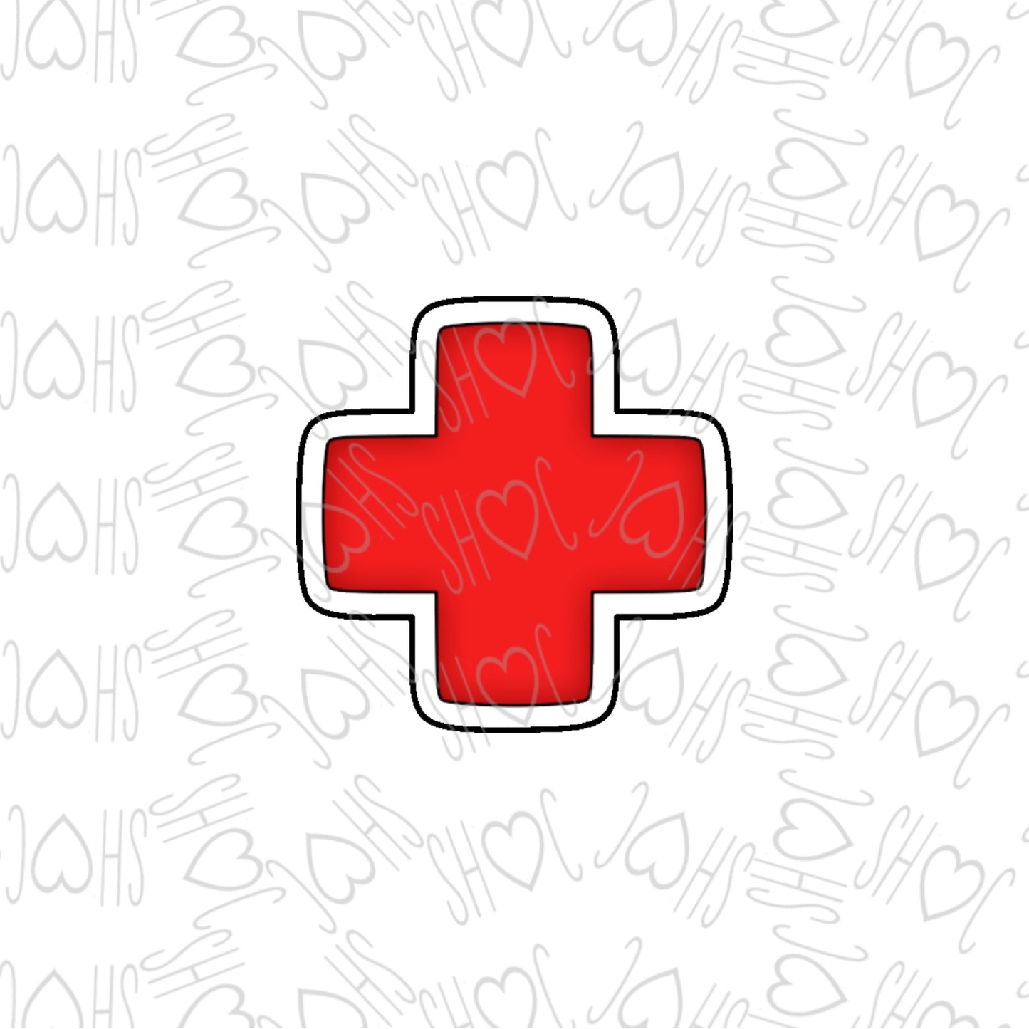 DONE TO ORDER: Medical Cross Cookie Cutter - SHCreations