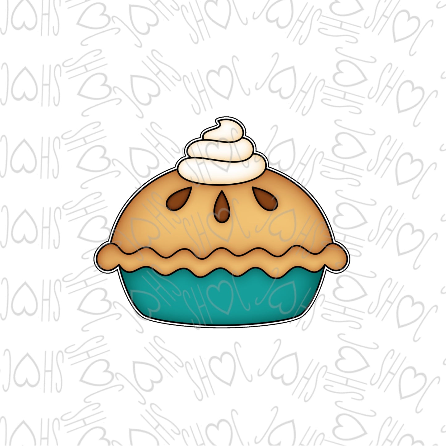 DONE TO ORDER: Pie Cookie Cutter - SHCreations
