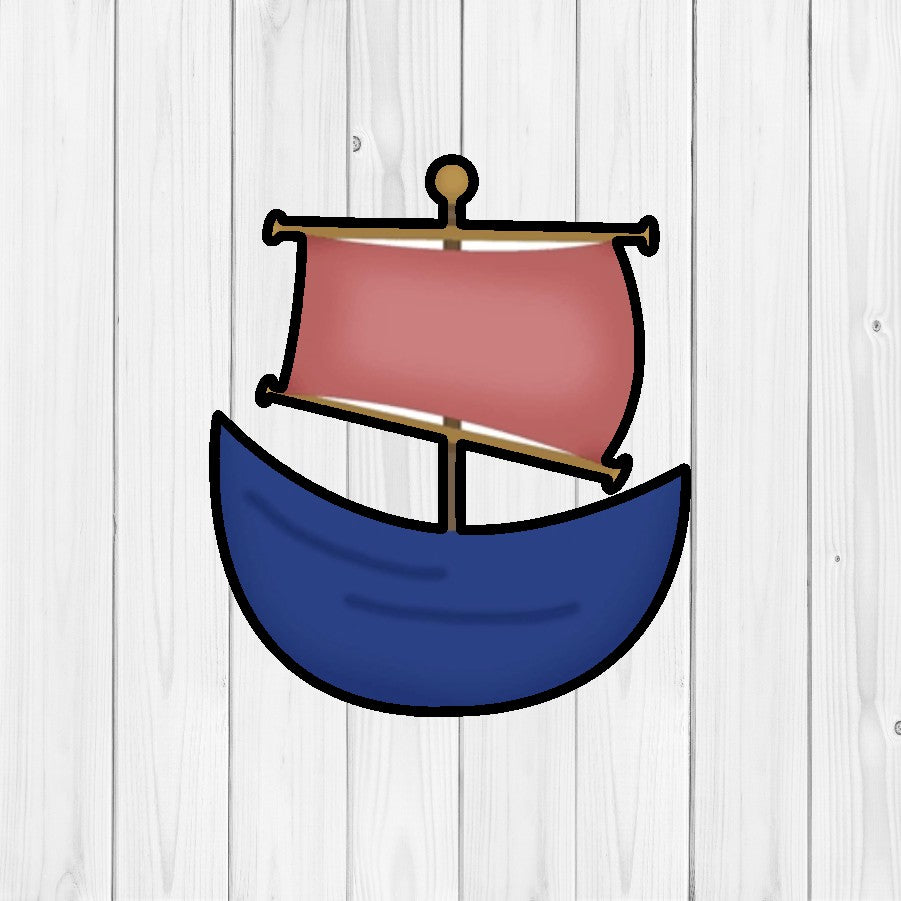 DONE TO ORDER: Pirate Boat Cookie Cutter - SHCreations