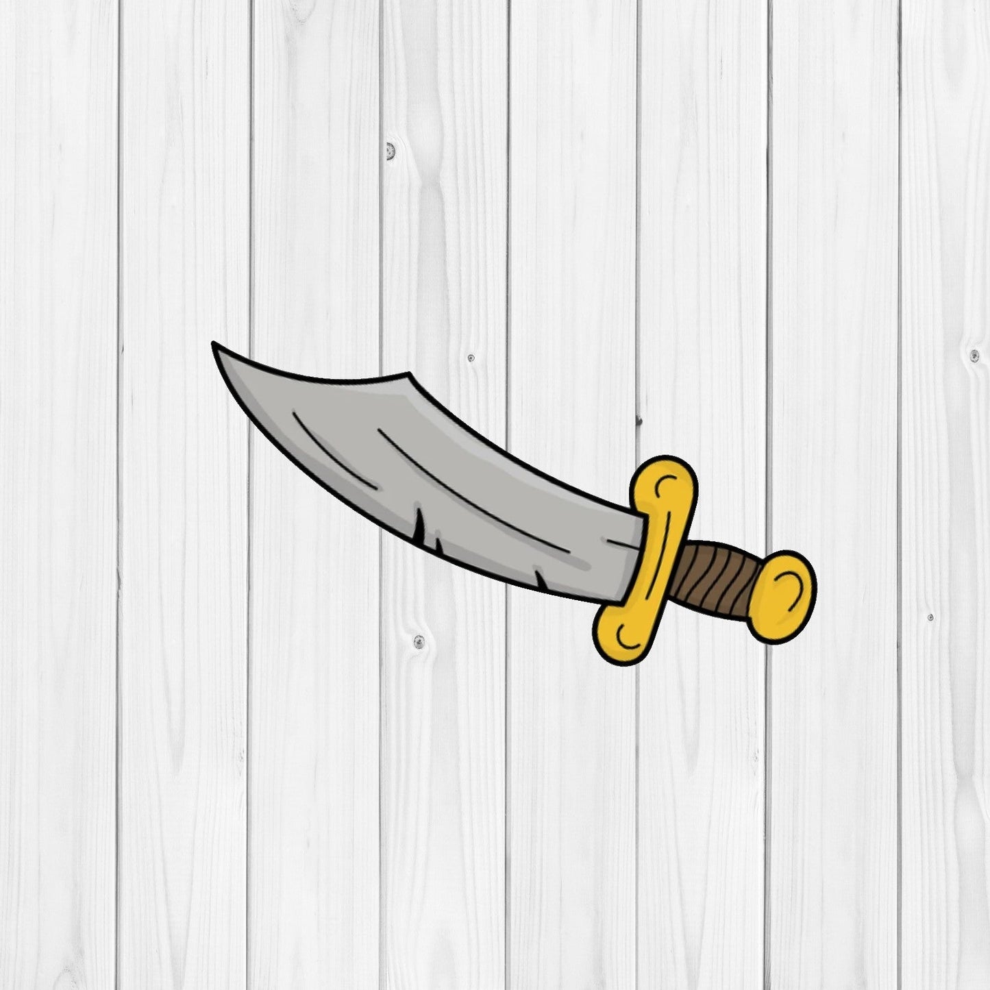 DONE TO ORDER: Pirate Sword Cookie Cutter - SHCreations