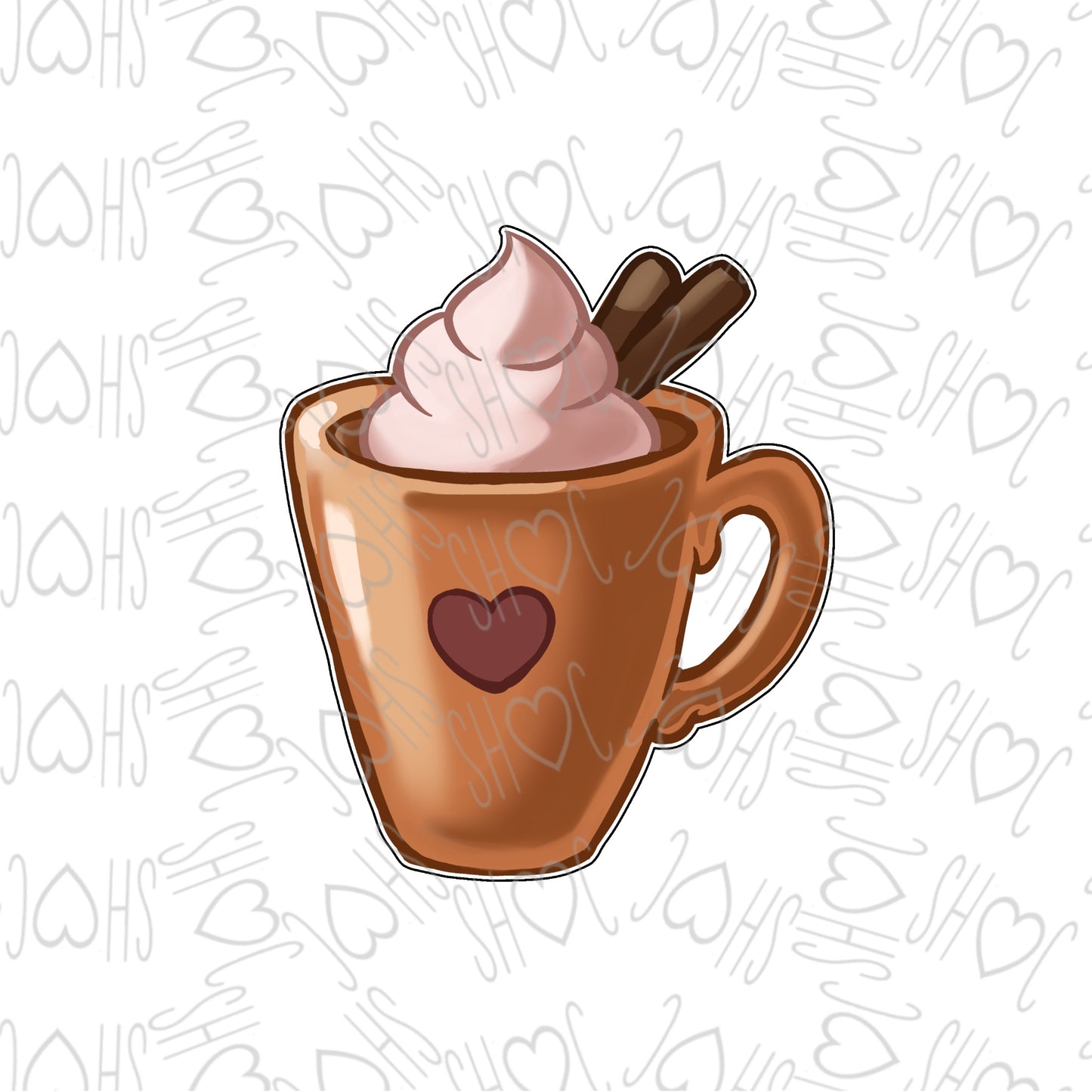 DONE TO ORDER: Pumpkin Spice Latte Cookie Cutter - SHCreations