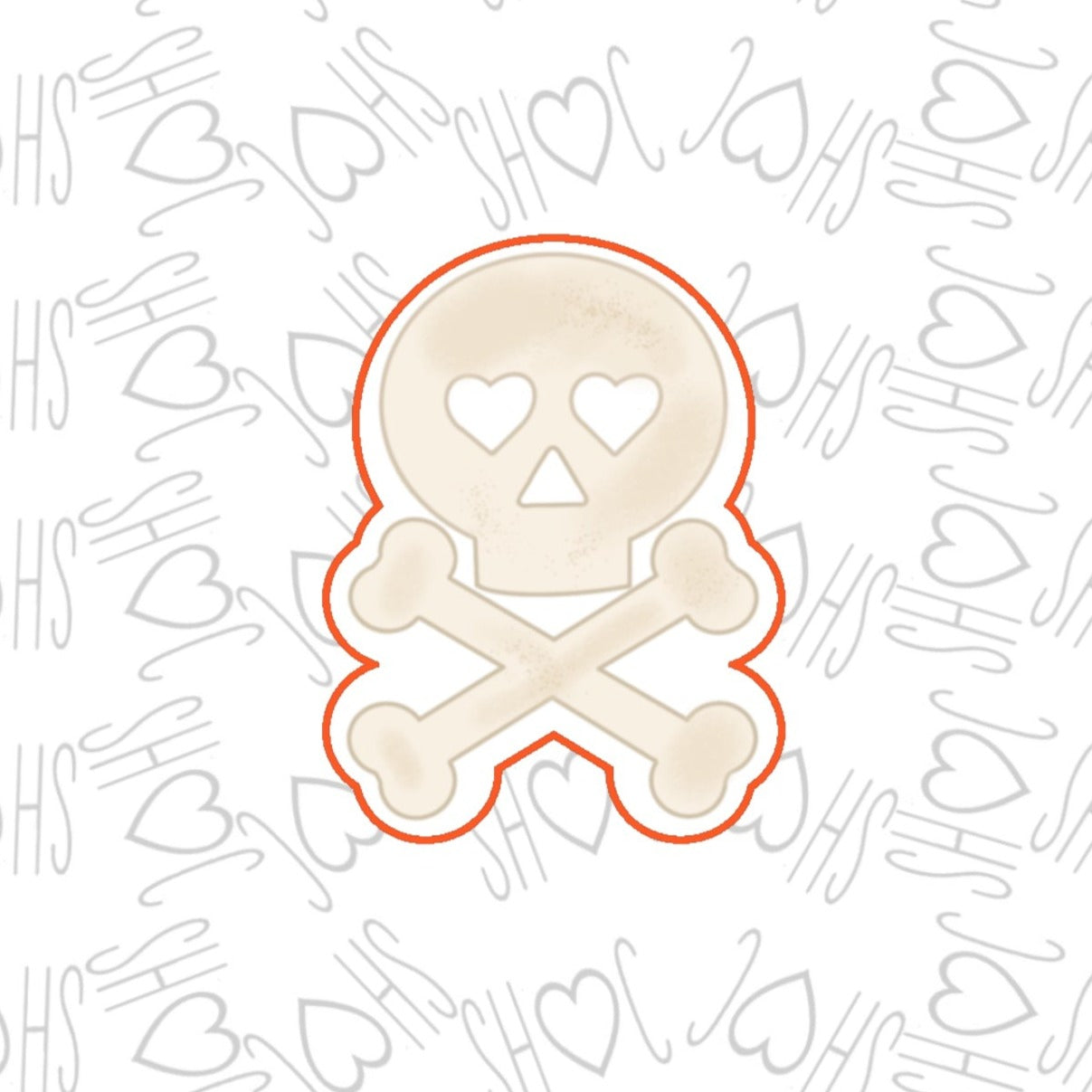 DONE TO ORDER: Skull + Bones 2 Cookie Cutter - SHCreations