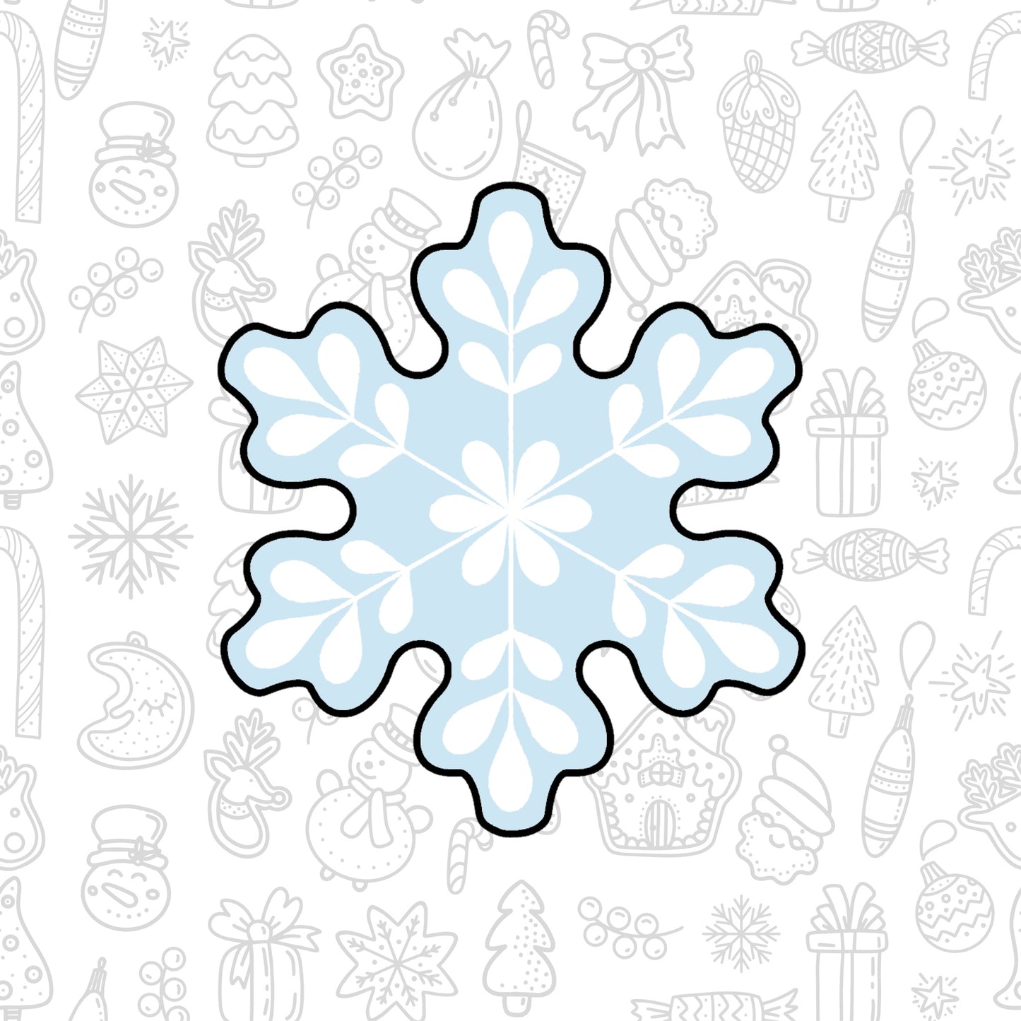 DONE TO ORDER: Snowflake Cookie Cutter - SHCreations