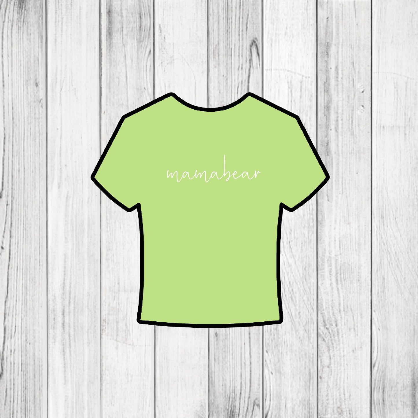 DONE TO ORDER: T-Shirt Cookie Cutter - SHCreations