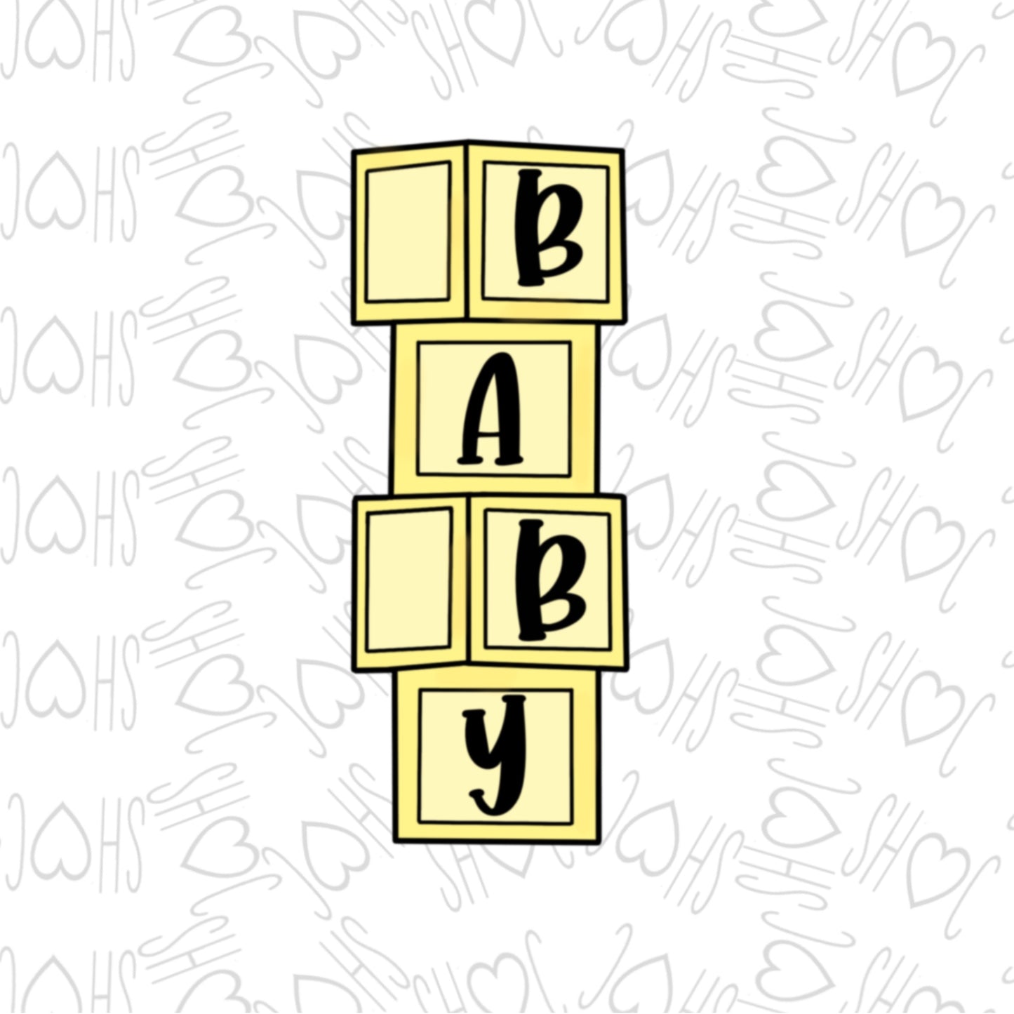 DONE TO ORDER: Baby Blocks Cookie Cutter - SHCreations