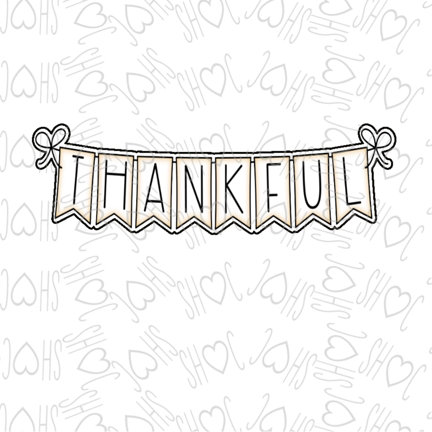 DONE TO ORDER: Banner Cookie Cutter - SHCreations