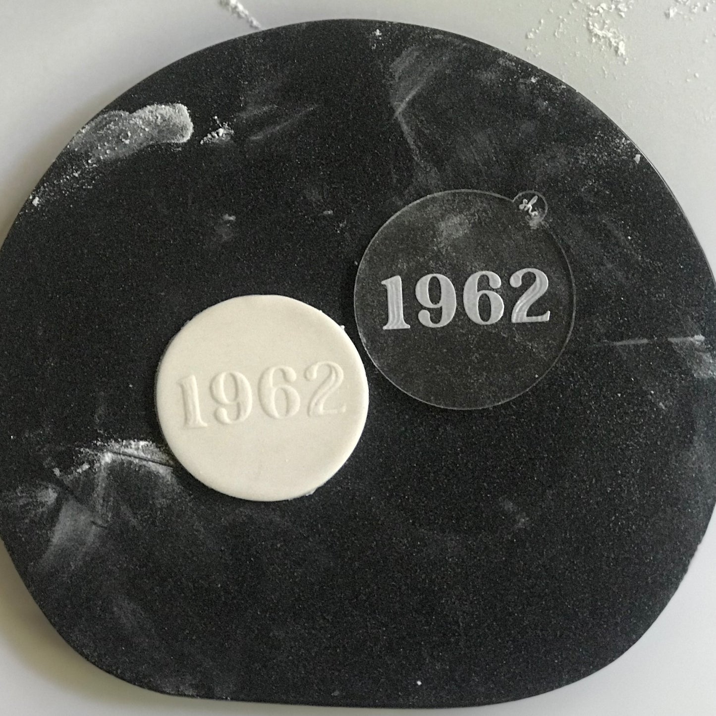 DONE TO ORDER: "1962" Fondant Embosser - SHCreations