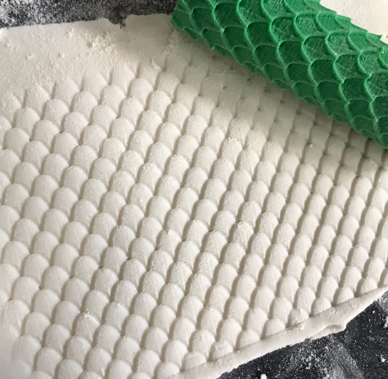 Done to Order : Fish Scales 3D Texture Roller - SHCreations