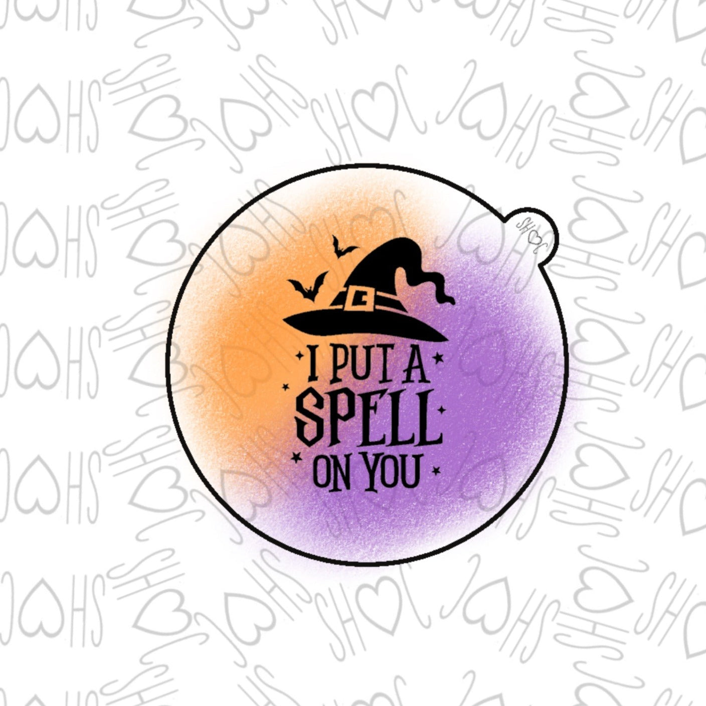 DONE TO ORDER: "I Put a spell" Fondant Embosser - SHCreations