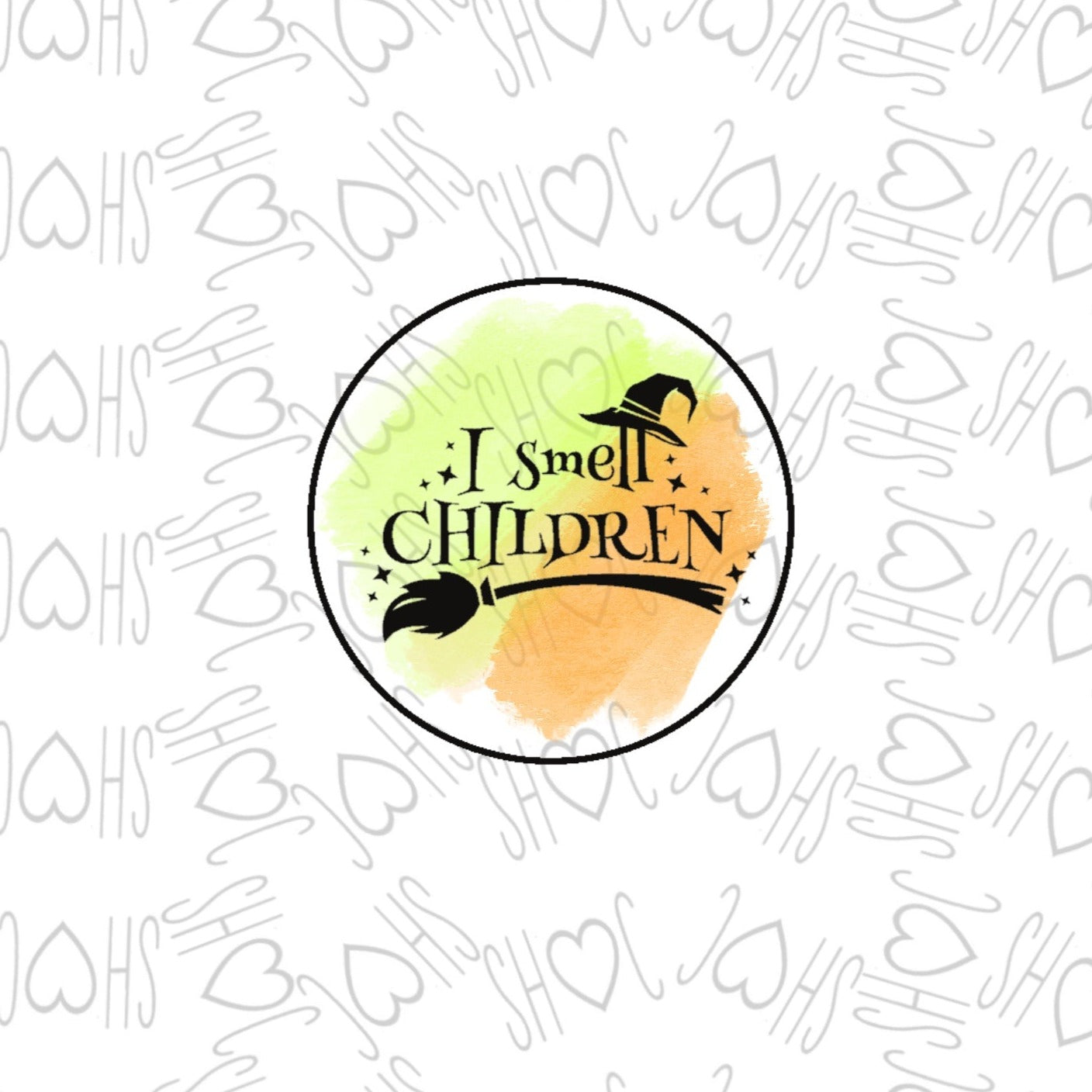 DONE TO ORDER: "I smell children" Fondant Stamp - SHCreations