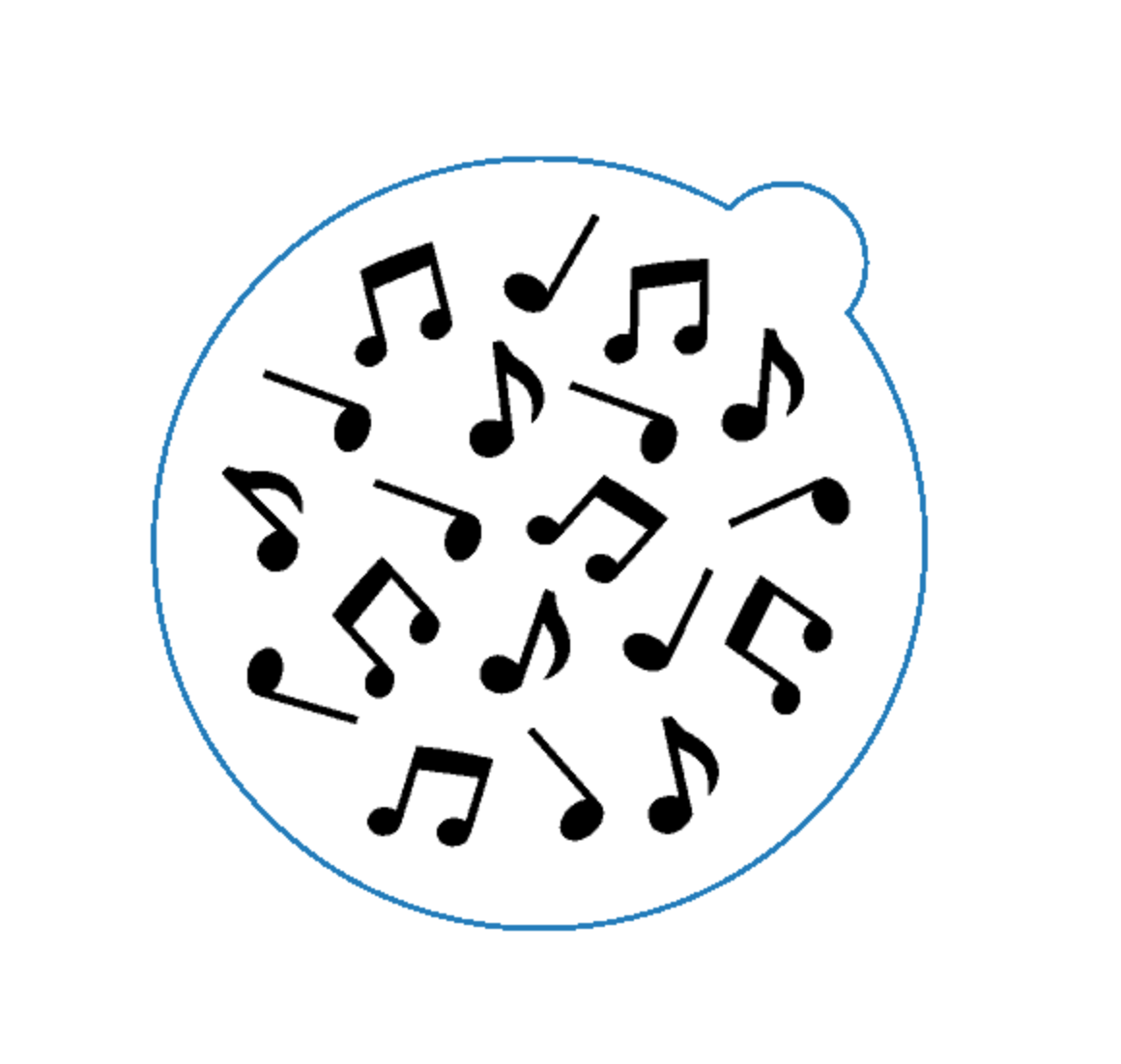 DONE TO ORDER: Music Notes Fondant Embosser - SHCreations