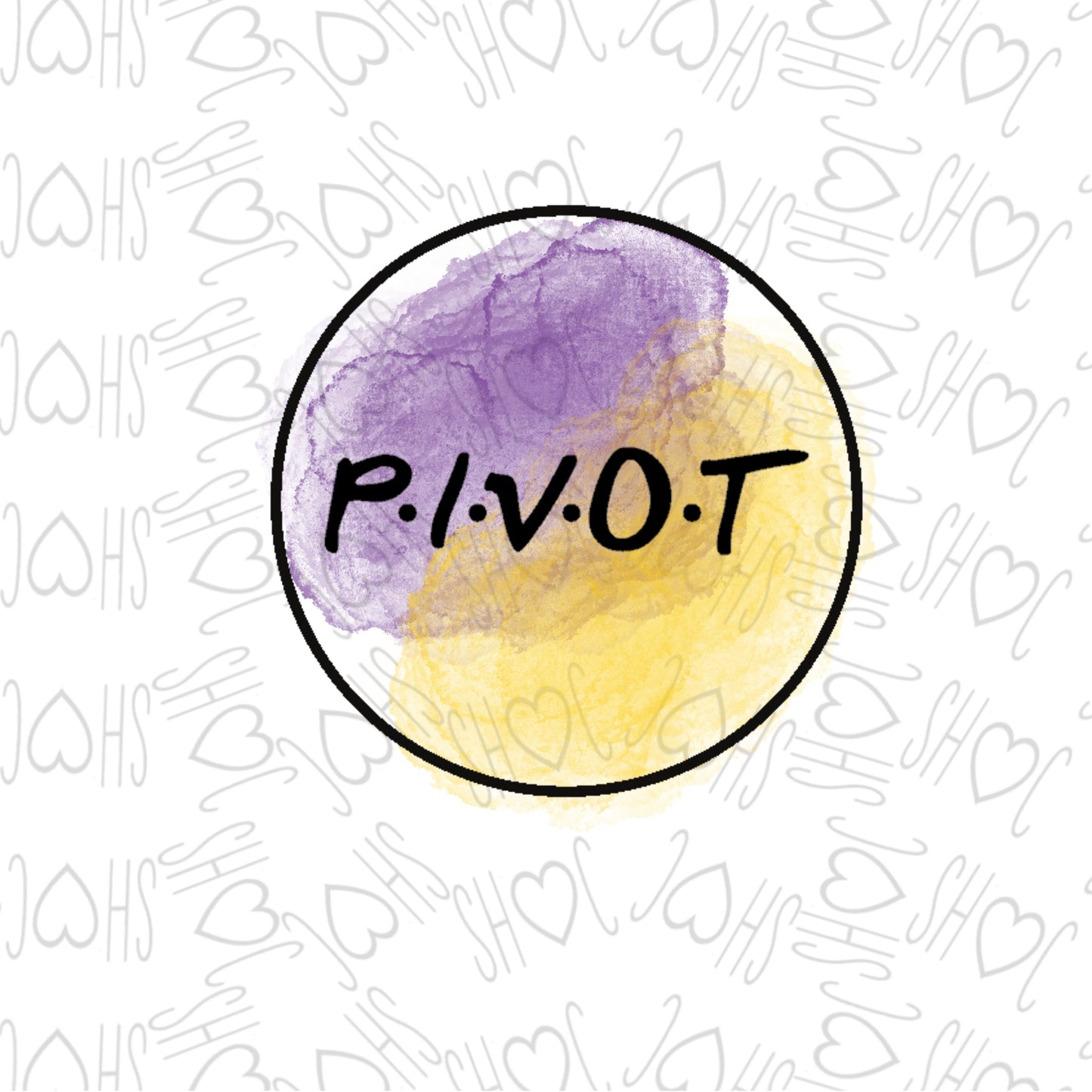 DONE TO ORDER: "PIVOT" Fondant Stamp - SHCreations