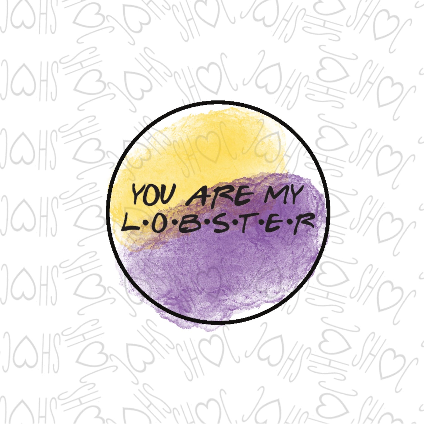 DONE TO ORDER: "You Are My LOBSTER" Fondant Stamp - SHCreations