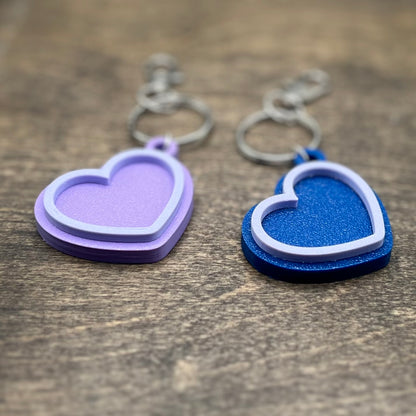 Custom NFC Keychain - Heart