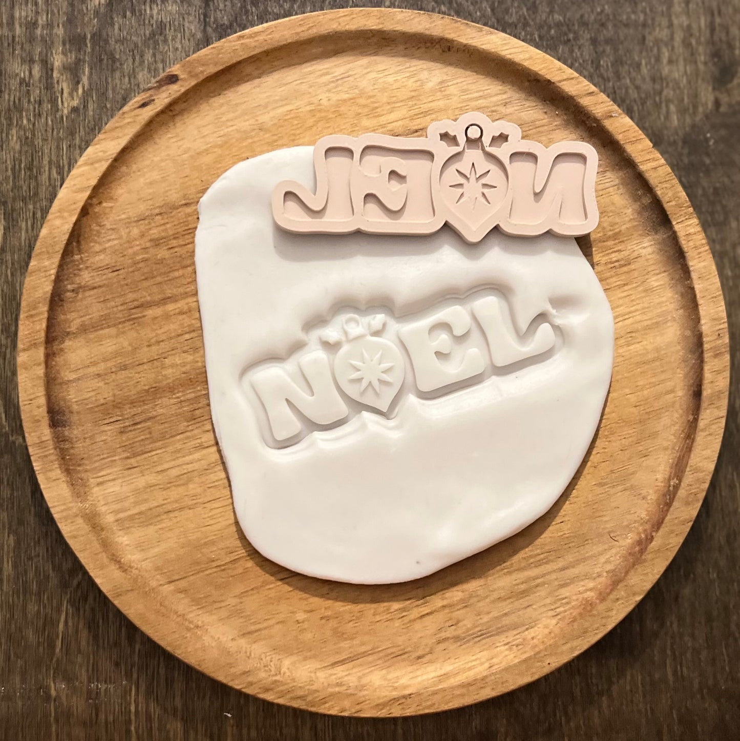 DONE TO ORDER: 'Noel' Cookie Cutter + Fondant Embosser