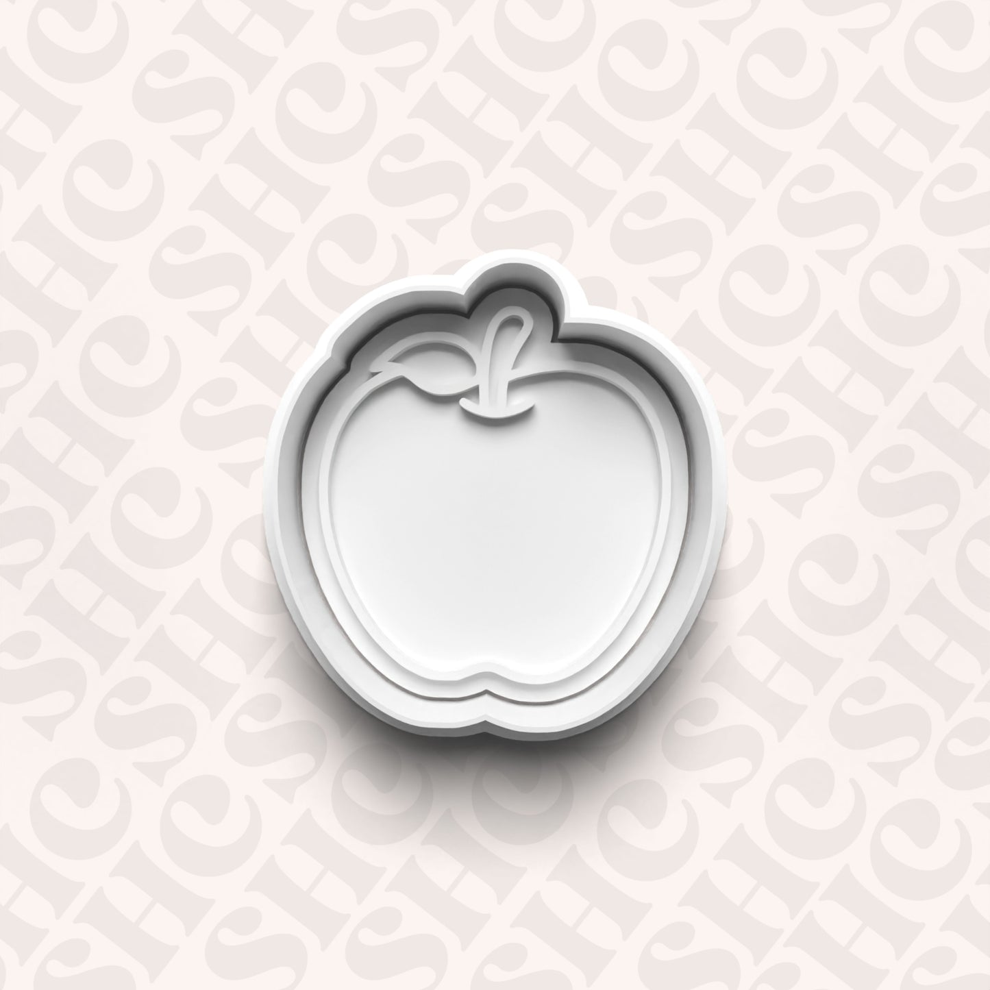 DONE TO ORDER: Apple Cookie Cutter + Fondant Set