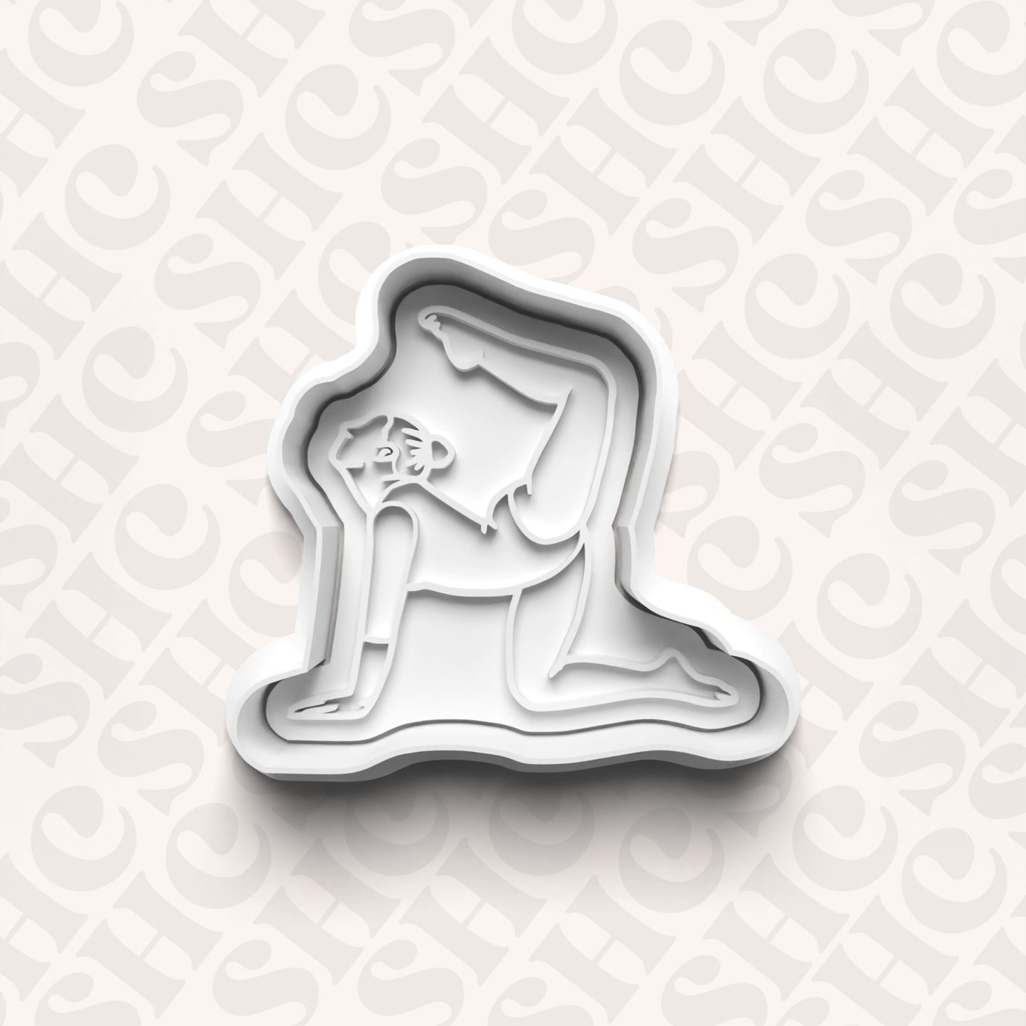 DONE TO ORDER: Gymnastics Cookie Cutter + Fondant Stamp Set 3