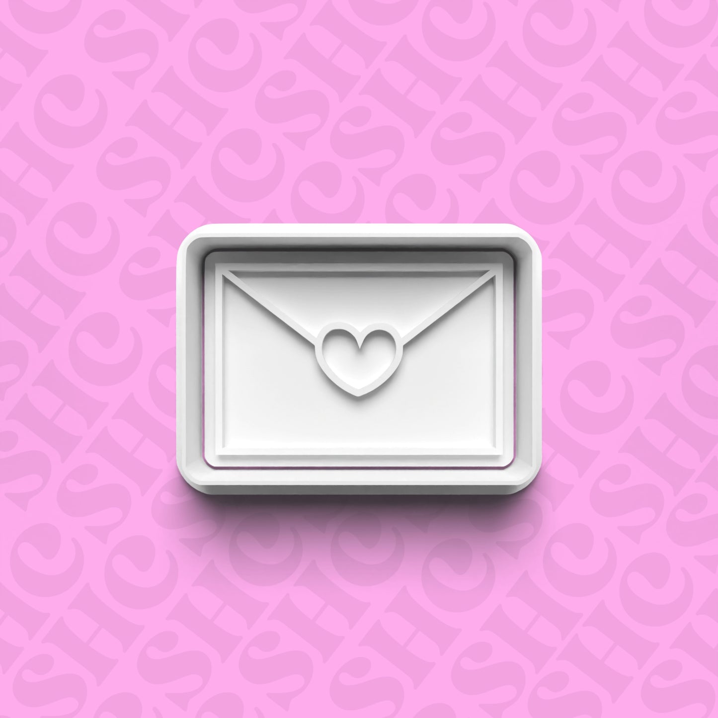 DONE TO ORDER: Envelope Cookie Cutter + Fondant Stamp Set 1