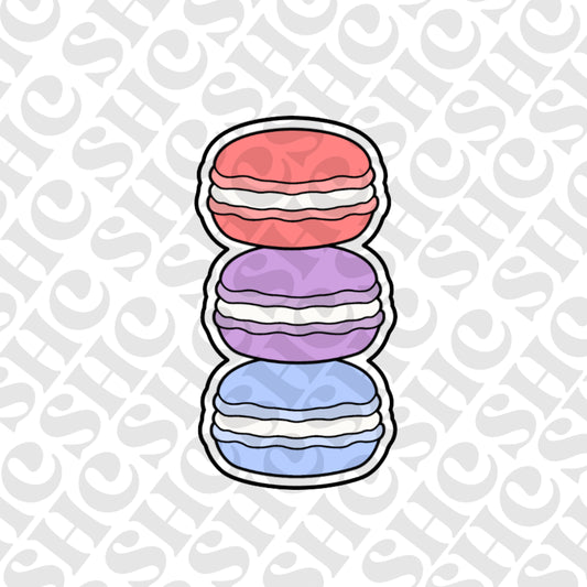 DONE TO ORDER: Macaron Stack Cookie Cutter