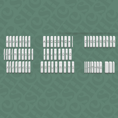 Alphabet Stamp Set (Arial Font)