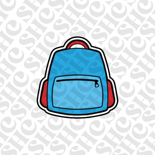 DONE TO ORDER: Backpack Cookie Cutter/Fondant Stamp 1