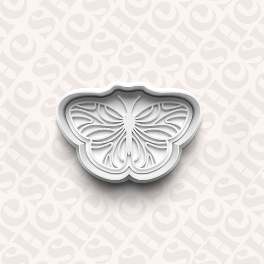 DONE TO ORDER: Butterfly Cookie Cutter + Fondant Stamp Set 3